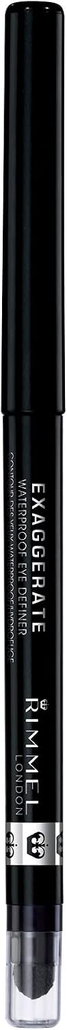 Thumbnail 1 de Rimmel London Exaggerate Waterproof Eye Definer, Black 261 with Smudger & Sharpener