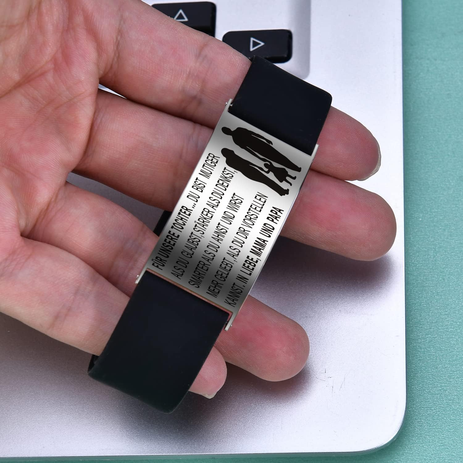 Detalle 2 de YOTHIWAD Armband für Tochter mit Gravur