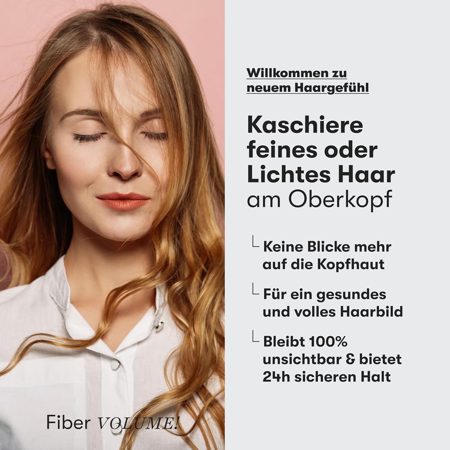 Detalle 2 de O.C. HAIRCARE Streuhaar 11 Farben Mittelblond