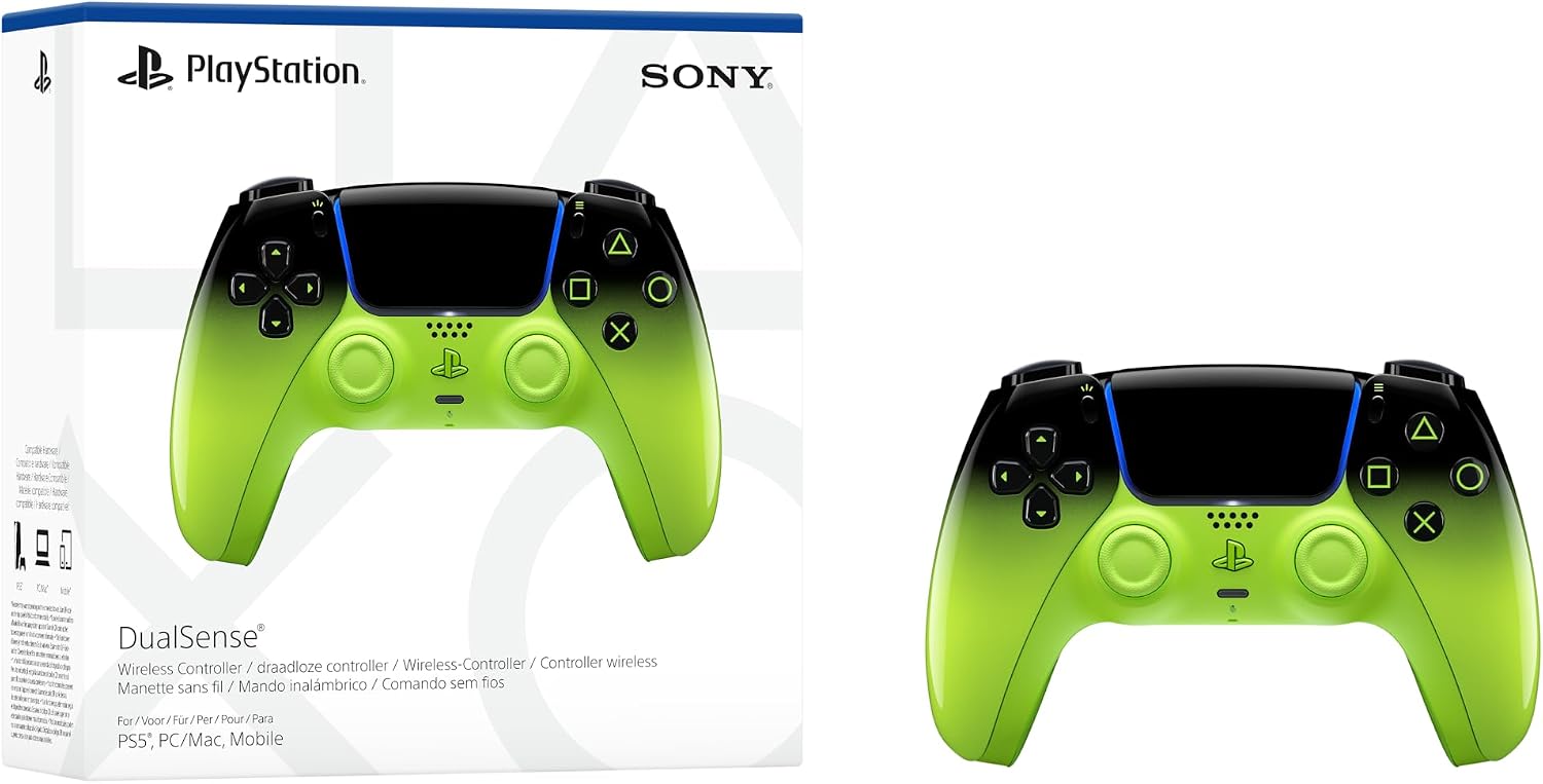 Detalle 2 de Sony PlayStation DualSense Wireless Controller – Remix Green