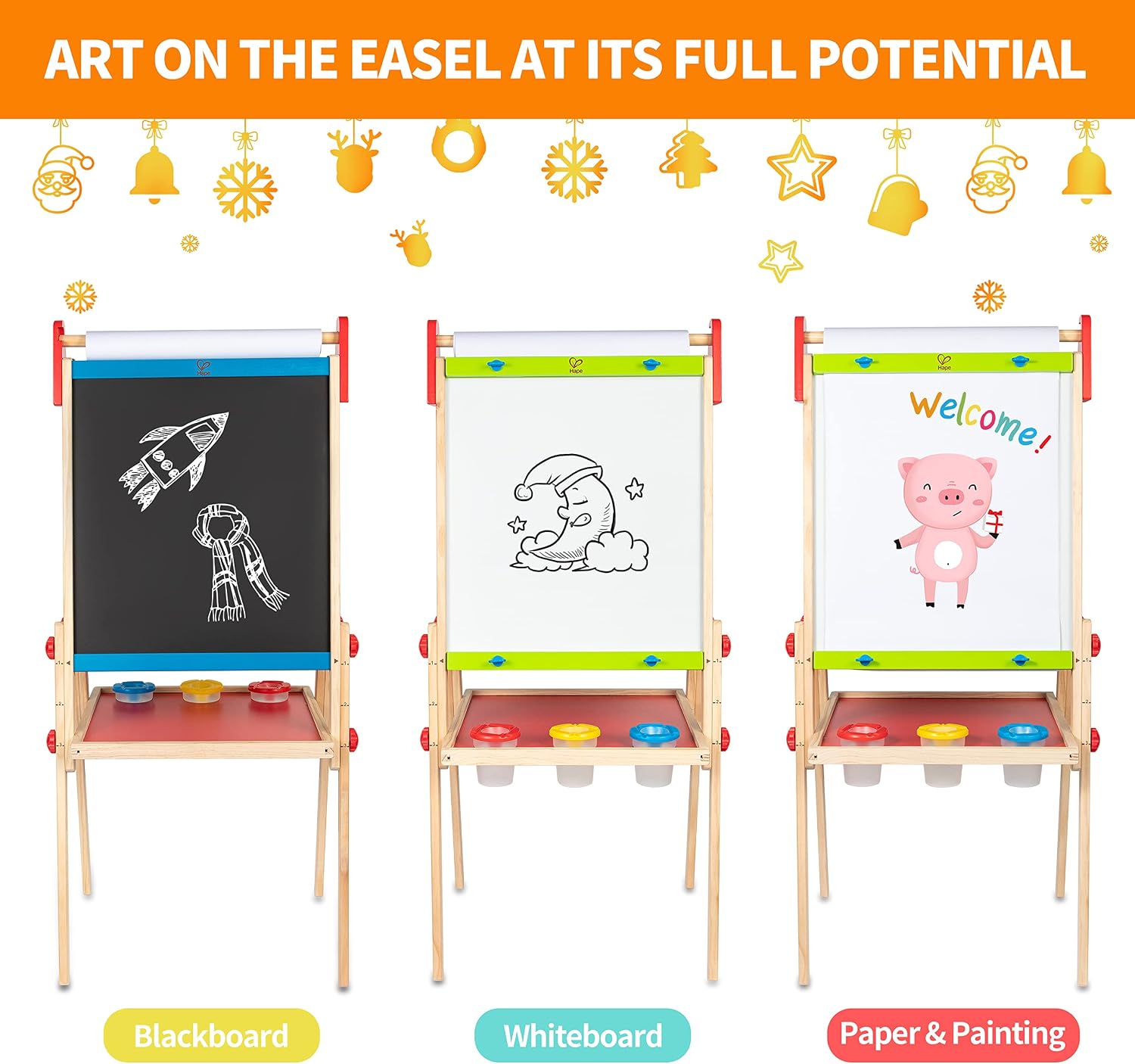 Thumbnail 4 de Hape E1010 Kids Magnetic Art Easel 🎨