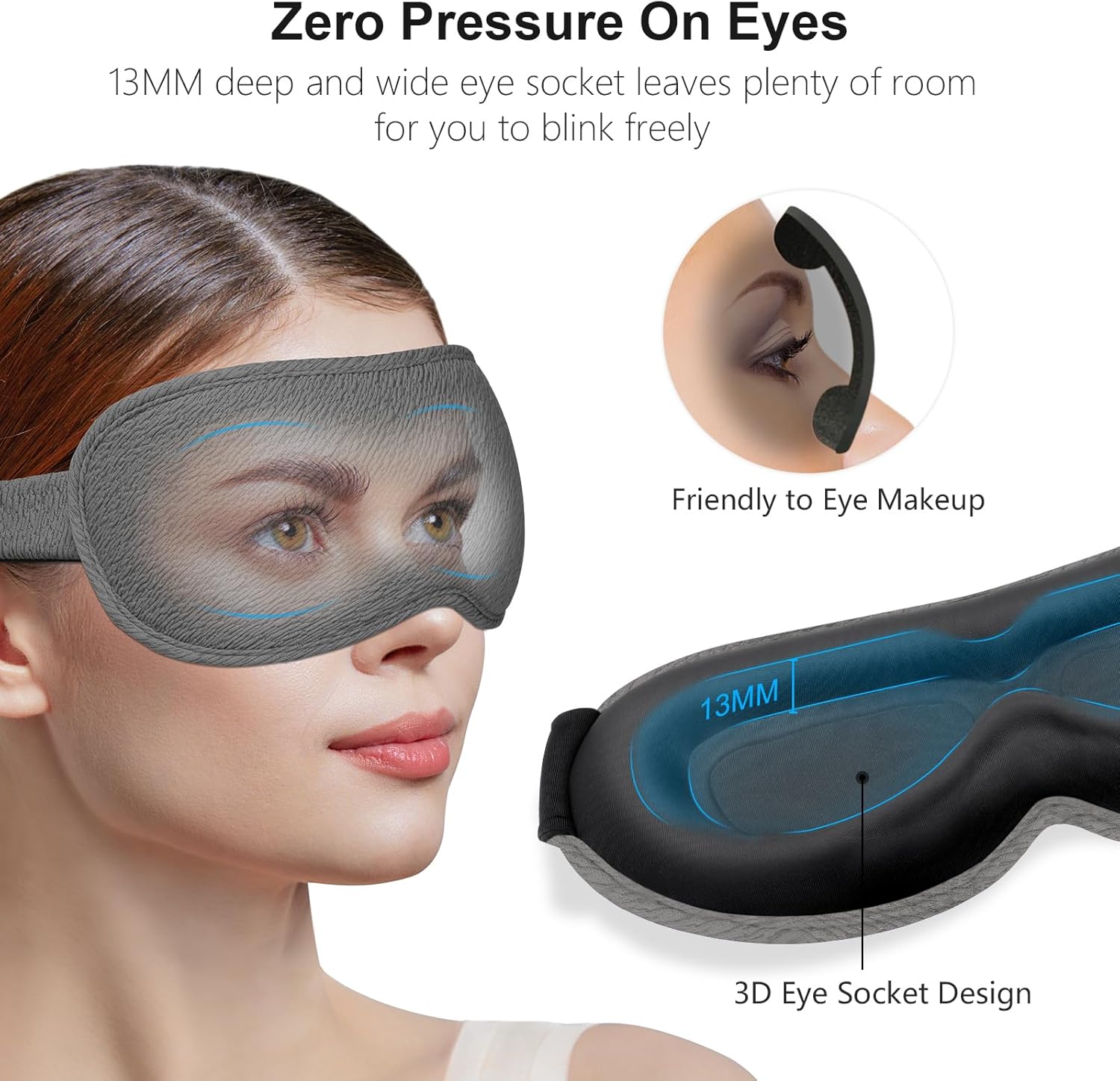 Thumbnail 2 de Gritin 100% Blackout Sleep Mask