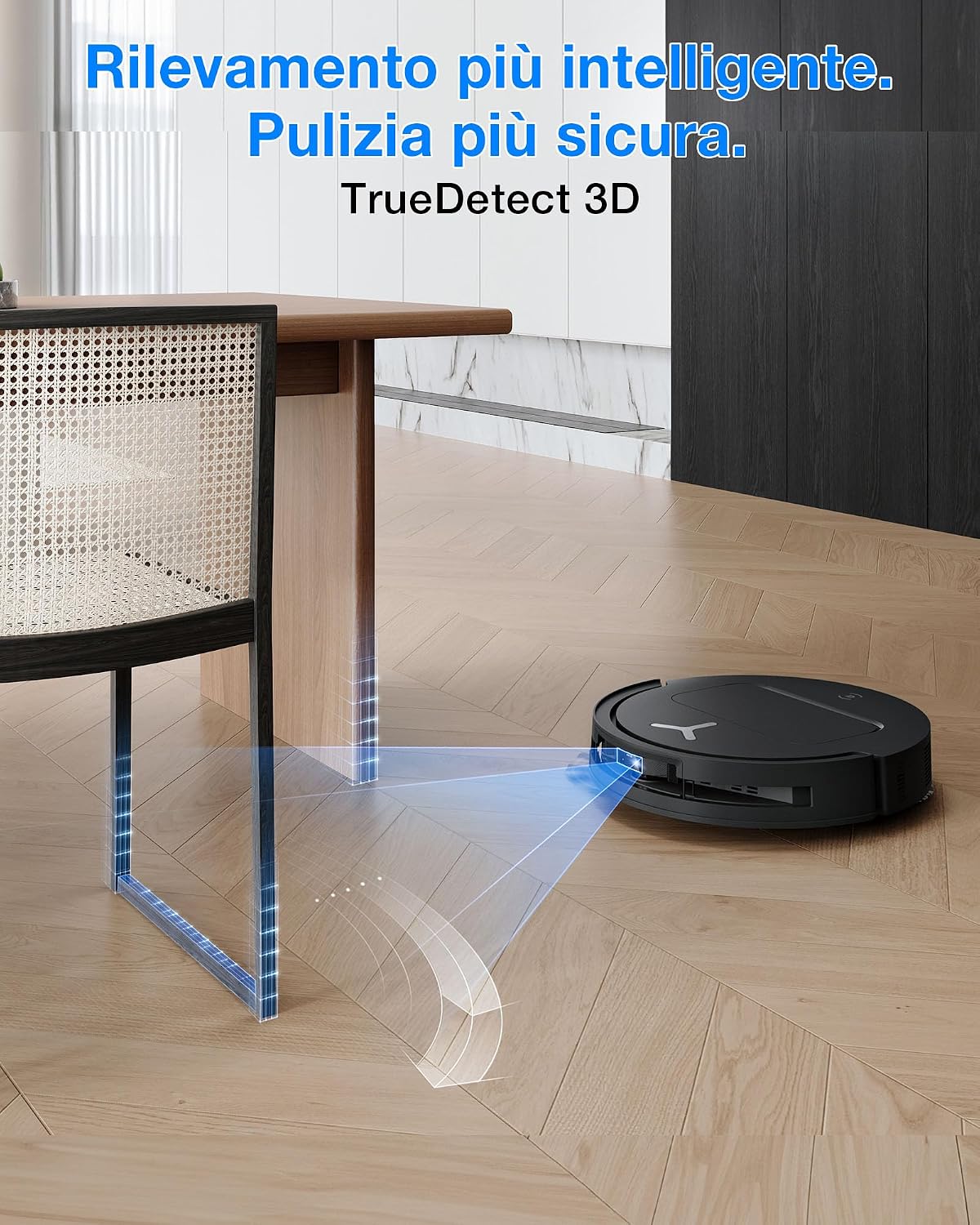 Thumbnail 6 de ECOVACS Deebot T50 Omni Gen3: robot lavapavimenti con ZeroTangle 3.0 e stazione All-in-One