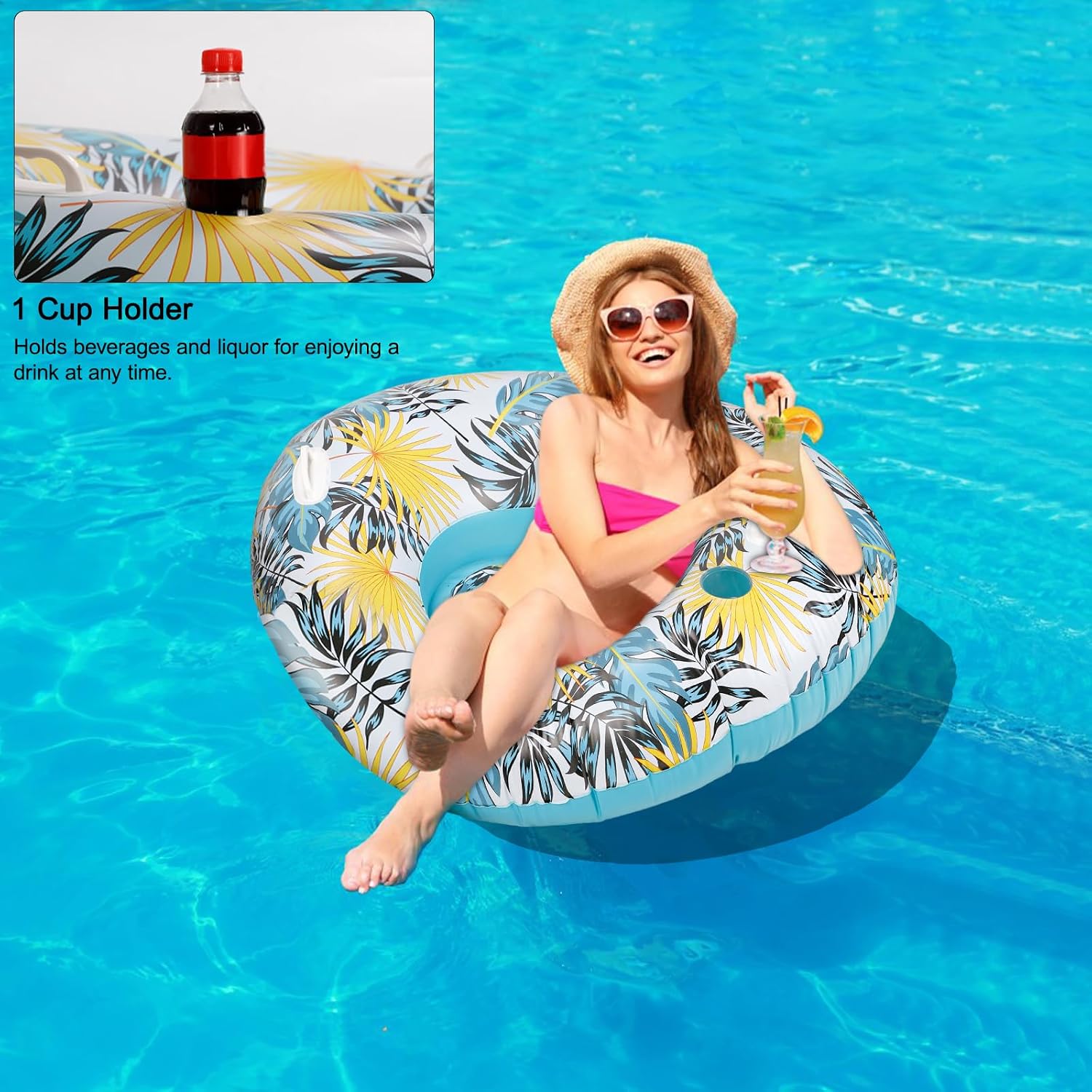 Thumbnail 2 de CYFIE Colchoneta Piscina Flotante ☀️ - ¡Relájate y disfruta!