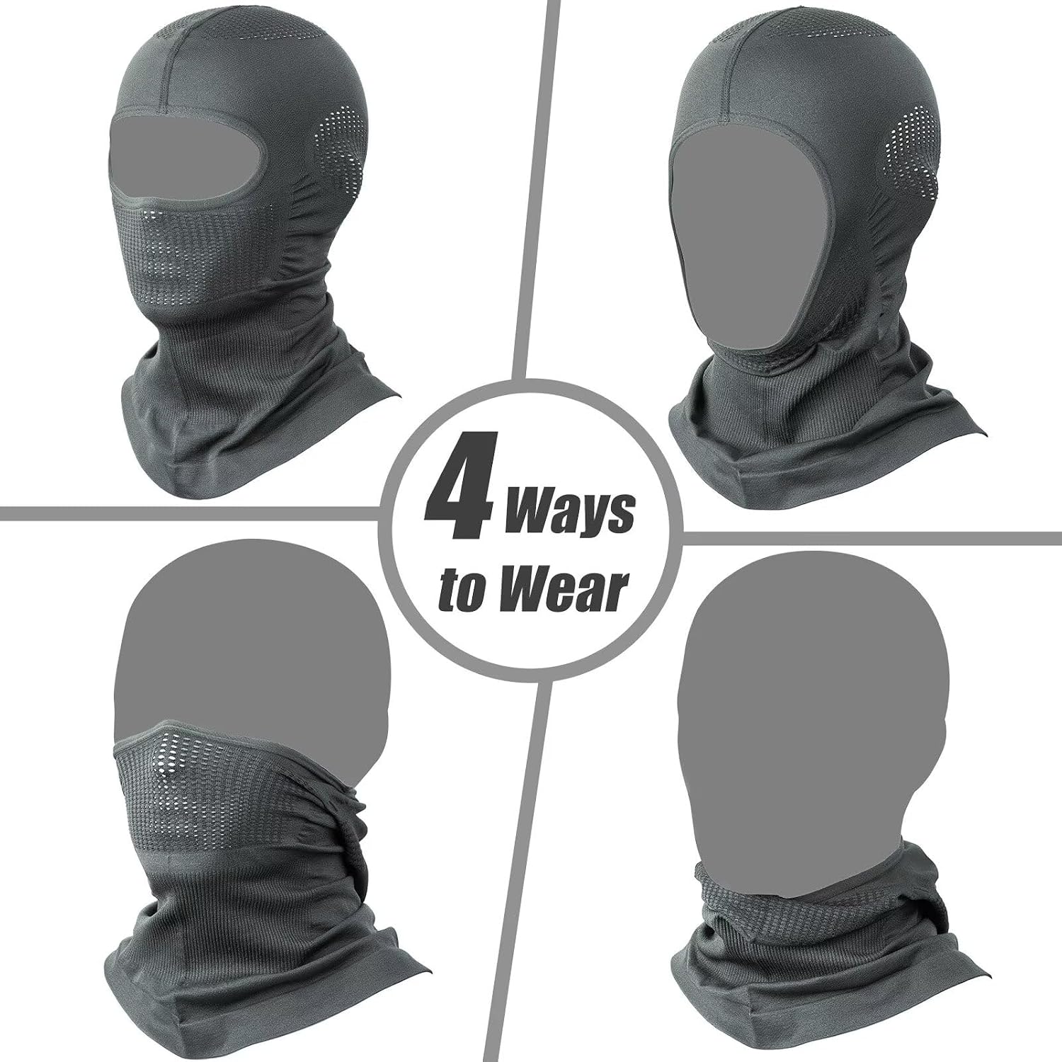 Thumbnail 4 de Mulor Sturmhaube Vollgesichtsmaske Balaclava