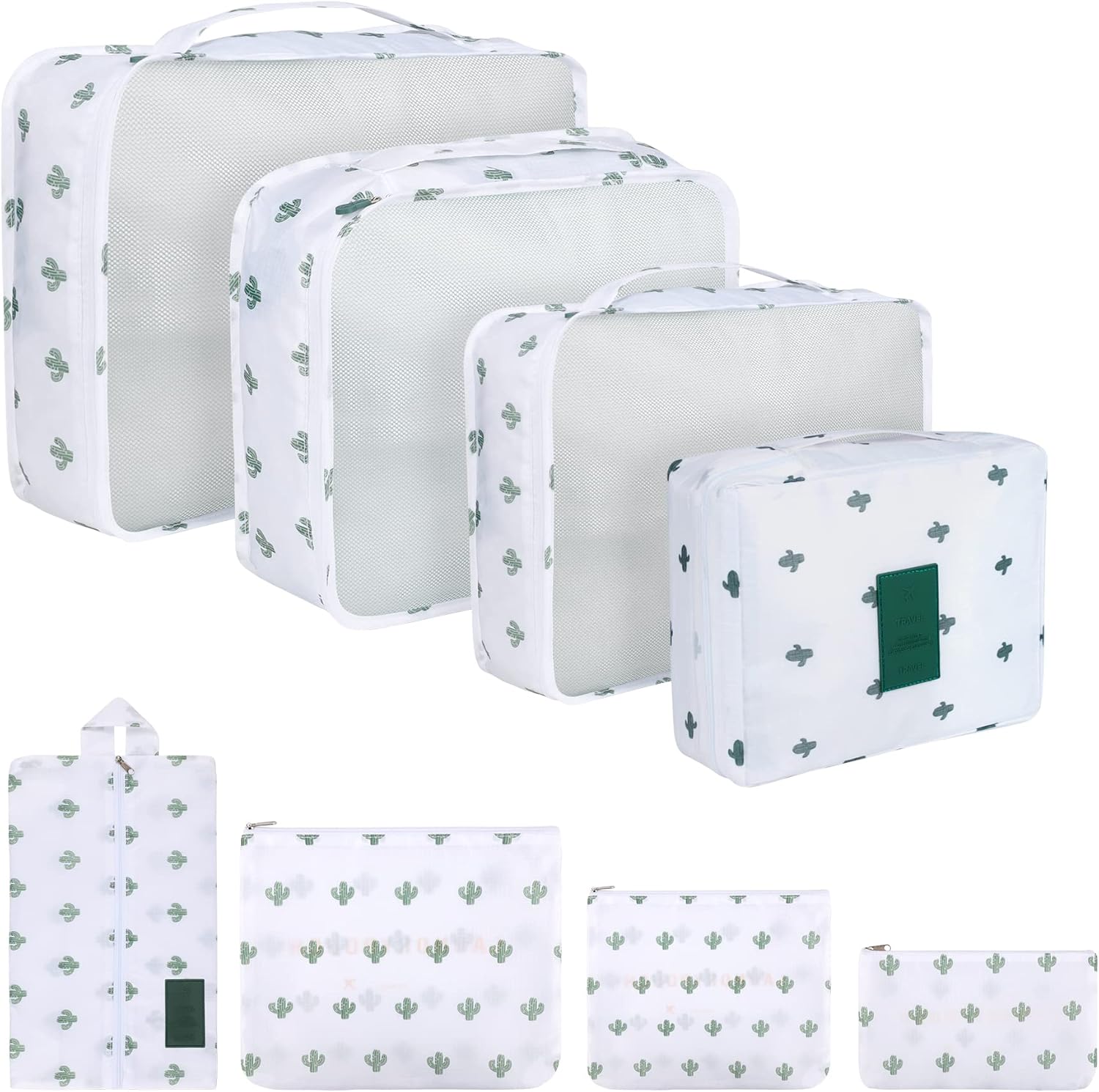 Thumbnail 6 de Coolzon Organizer Valigie Viaggio Set 8 pezzi per valigia (cubi e borse), nero