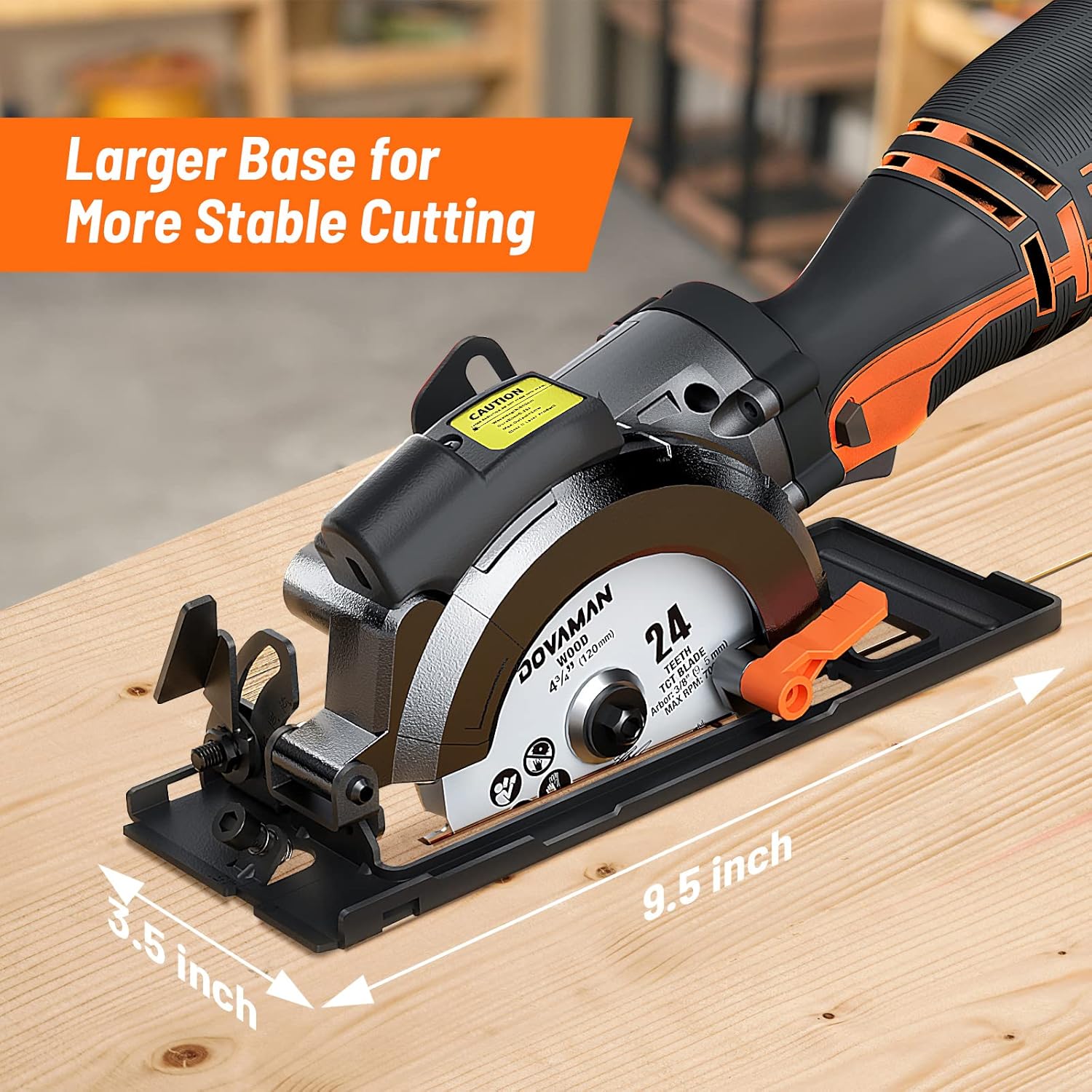 Thumbnail 6 de DOVAMAN Mini Circular Saw MCS01A: 710W with Laser for Precision Wood, Metal, Plastic and Tile