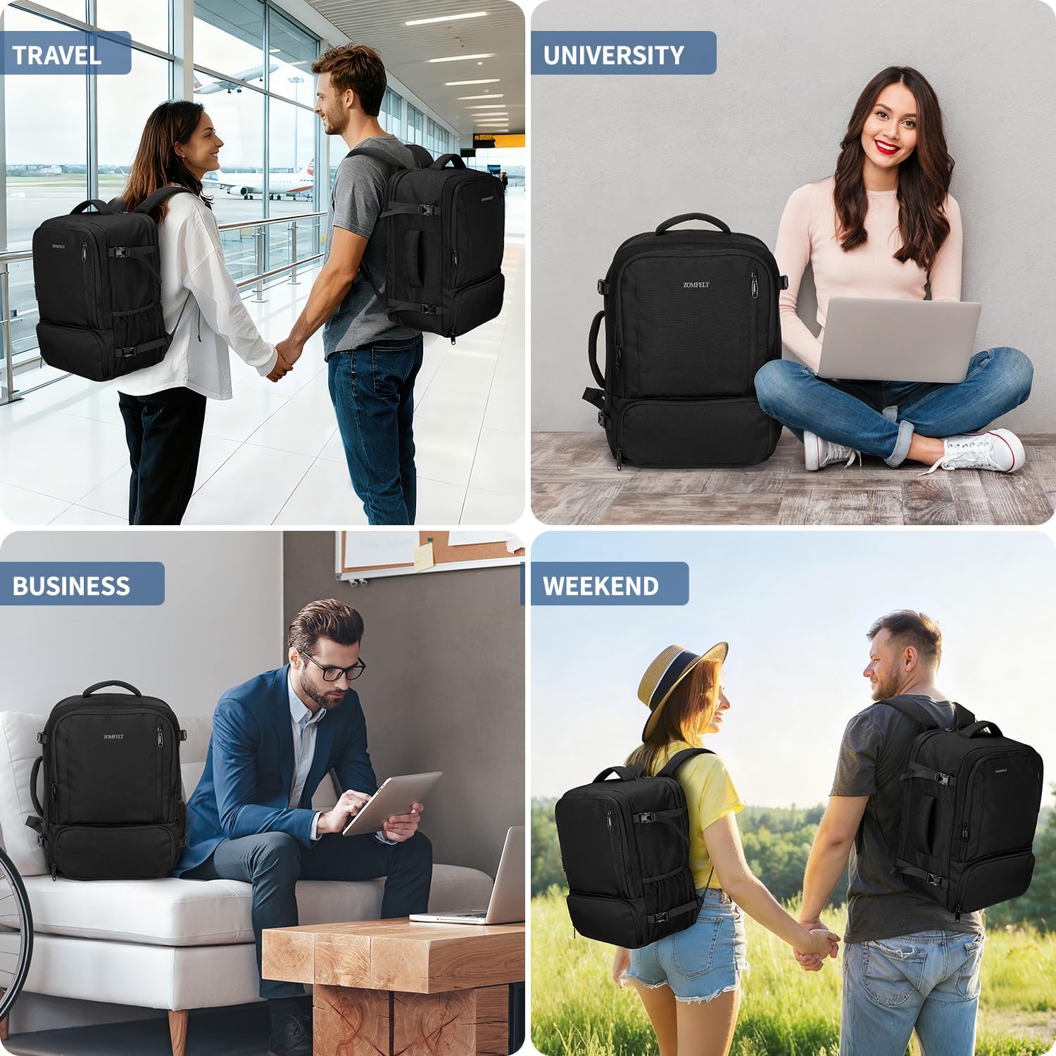 Thumbnail 5 de ZOMFELT Ryanair 40x30x20 24L underseat backpack