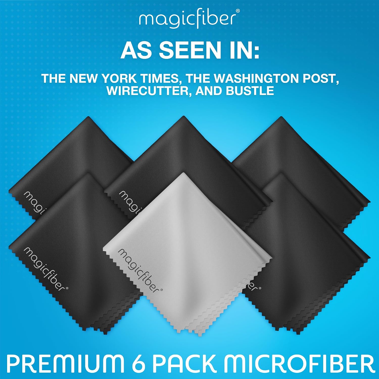 Detalle de MagicFiber Microfiber Cloth 6x7 in 🧽