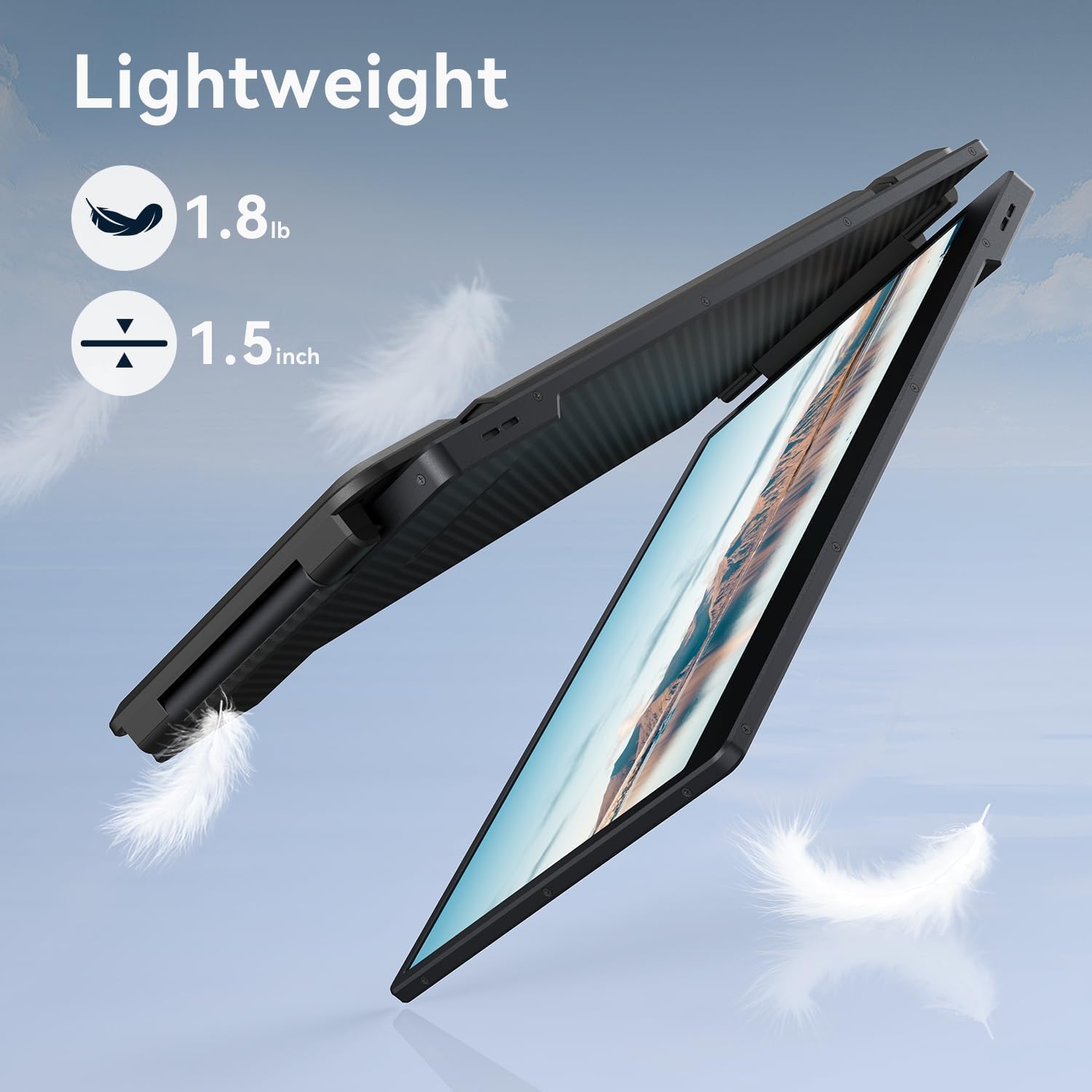 Thumbnail 6 de APILDELLA 14" Triple Laptop Screen Extender 1080P