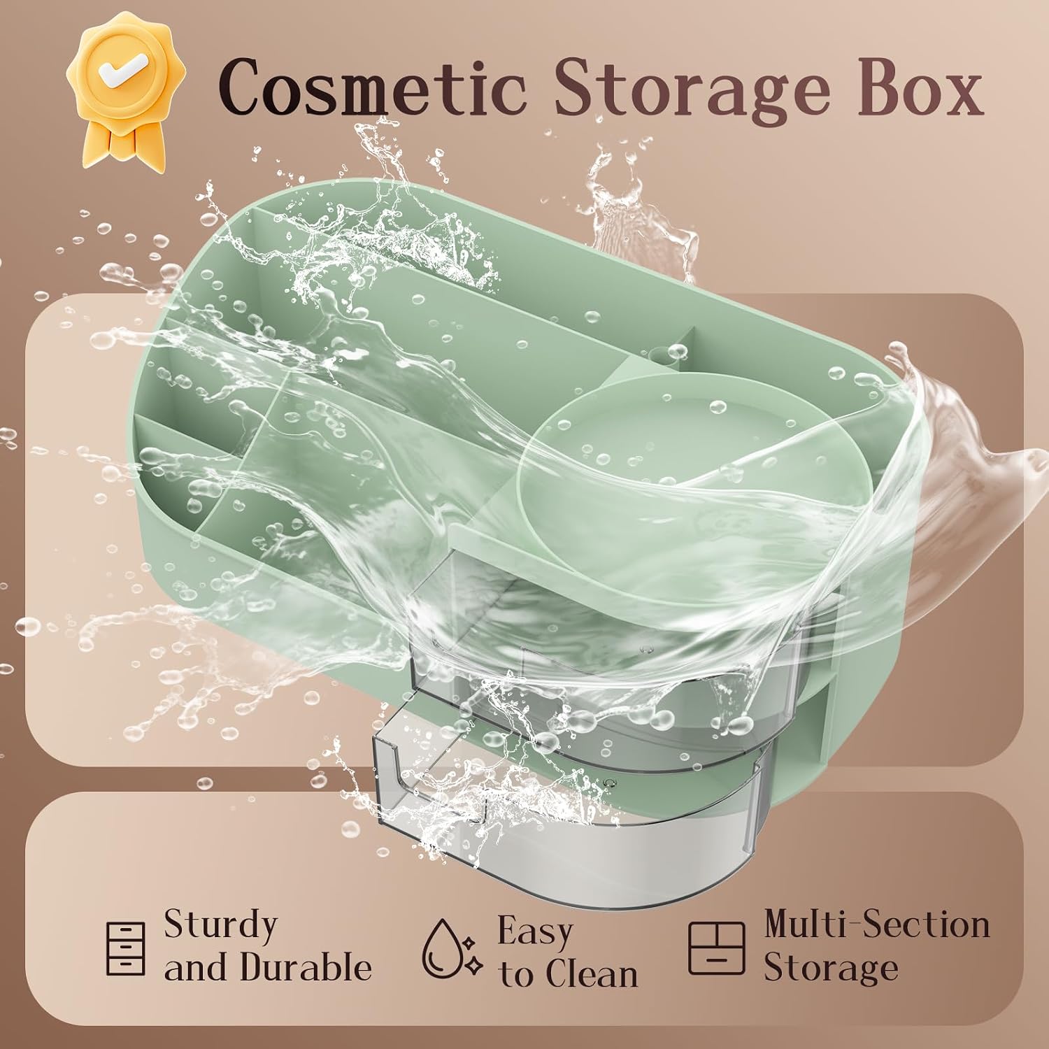 Thumbnail 5 de Makeup Organiser Large 28 x 16 x 10.5 cm