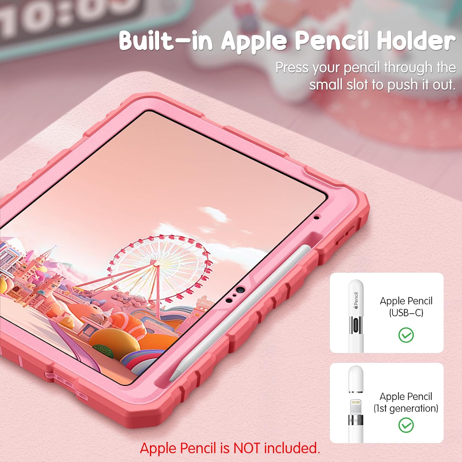 Thumbnail 5 de FINTIE Kids Case for iPad 11 Inch 2025 Pink