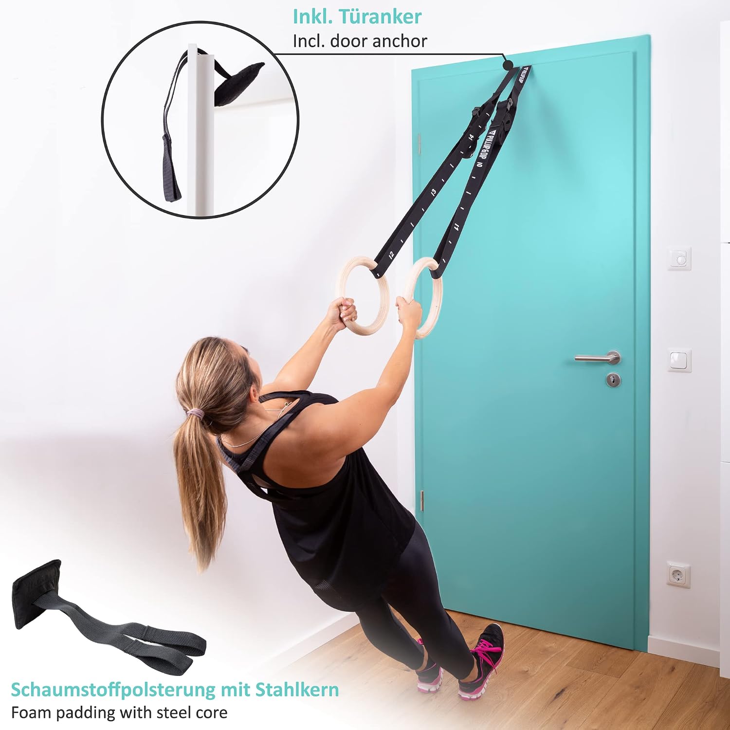 Thumbnail 4 de PULLUP & DIP Premium Turnringe Holz