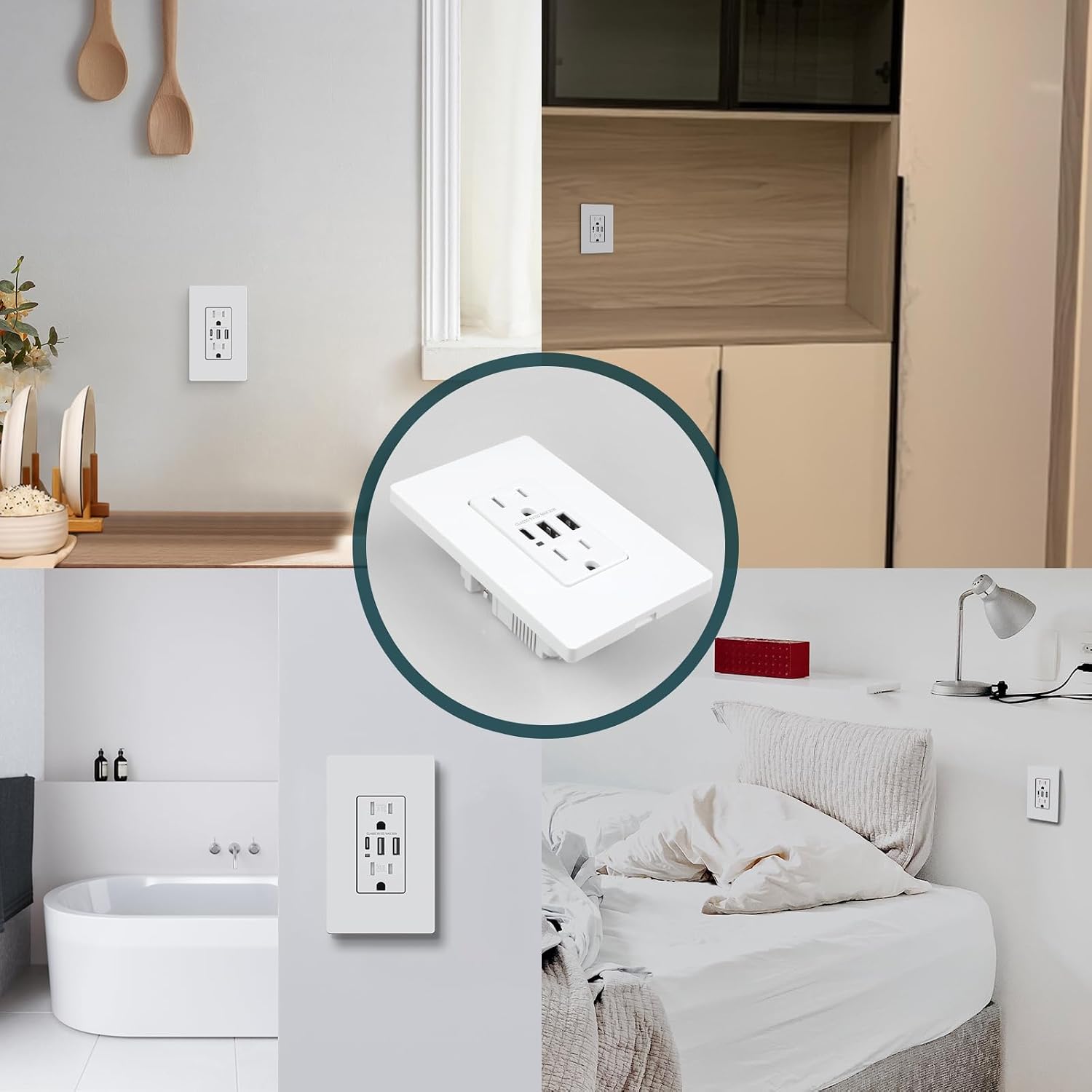 Thumbnail 6 de TOPELER USB wall outlet 30W