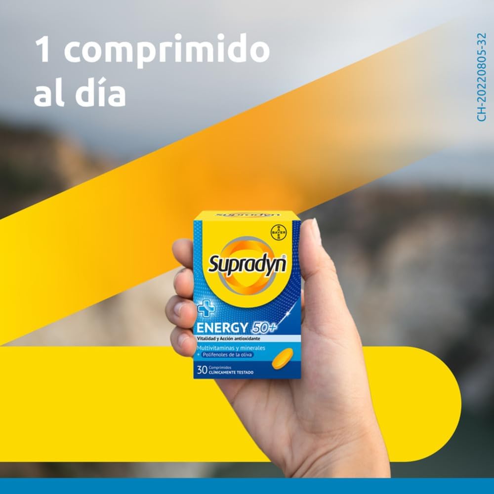Detalle de Supradyn Energy 50+ 30 comprimidos