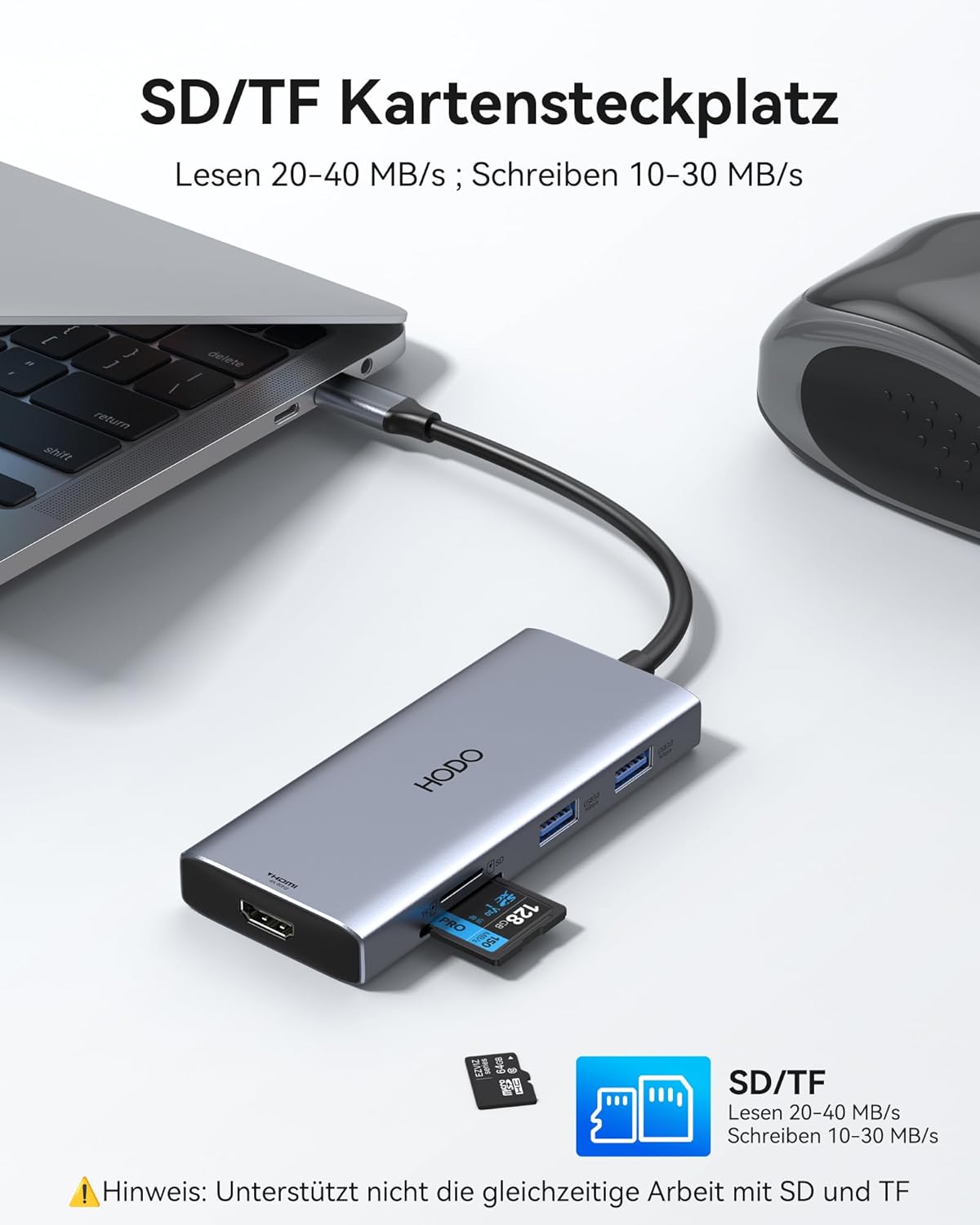 Thumbnail 4 de HODO USB C Hub 4K 60Hz