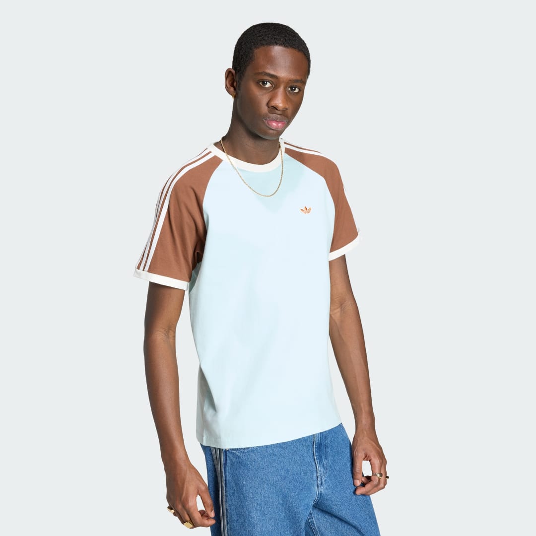 adidas CAMISETA WASHED CALI, camiseta turquesa