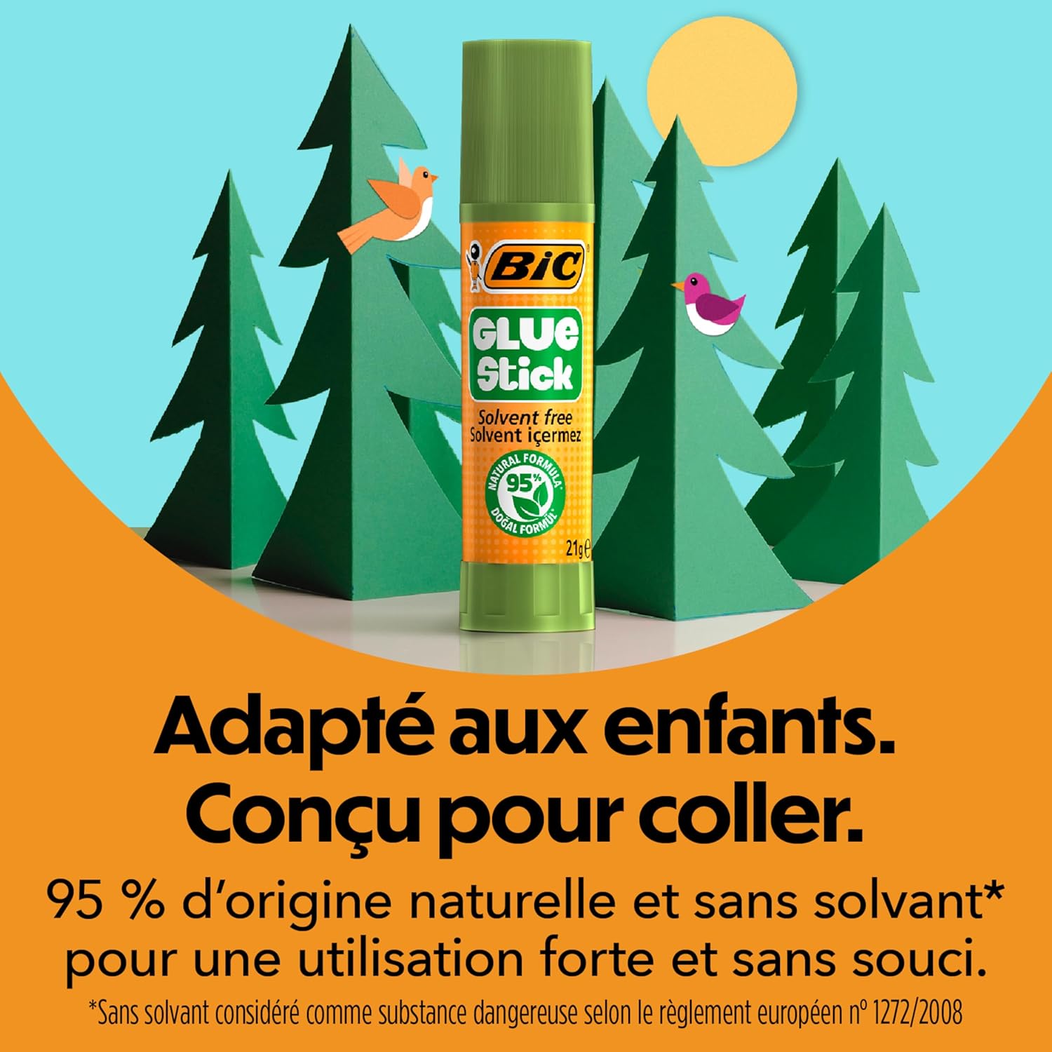 Thumbnail 2 de Bâtons de colle BIC 8 g – pack de 10, formule 95 % naturel