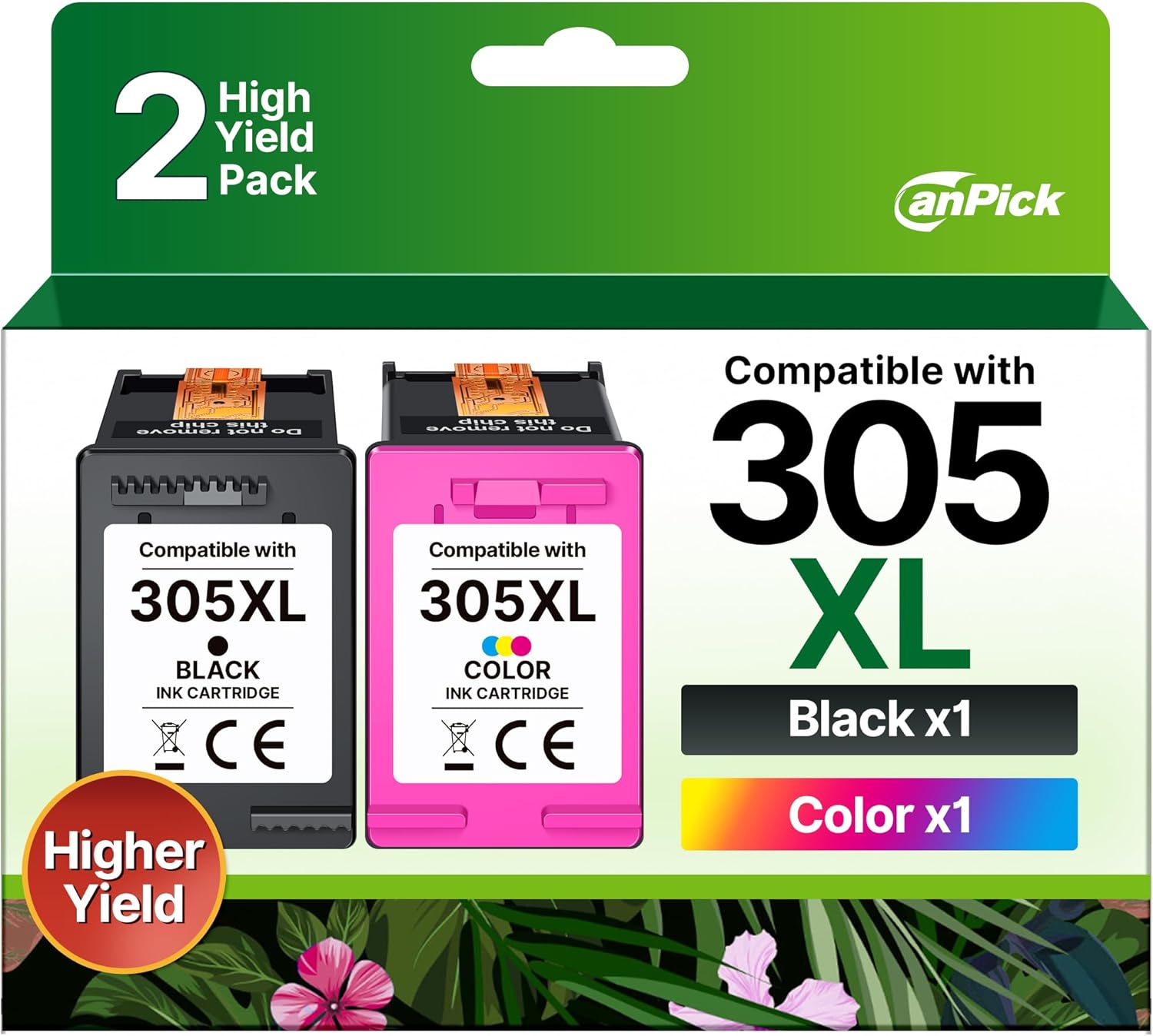 Detalle de CanPick 305 XL 2er-Pack Druckerpatronen đź–¨