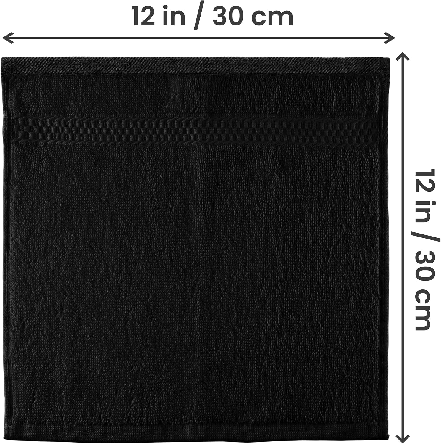 Detalle 2 de Utopia Towels Set 12 asciugamani 30x30 cm 🧖♀