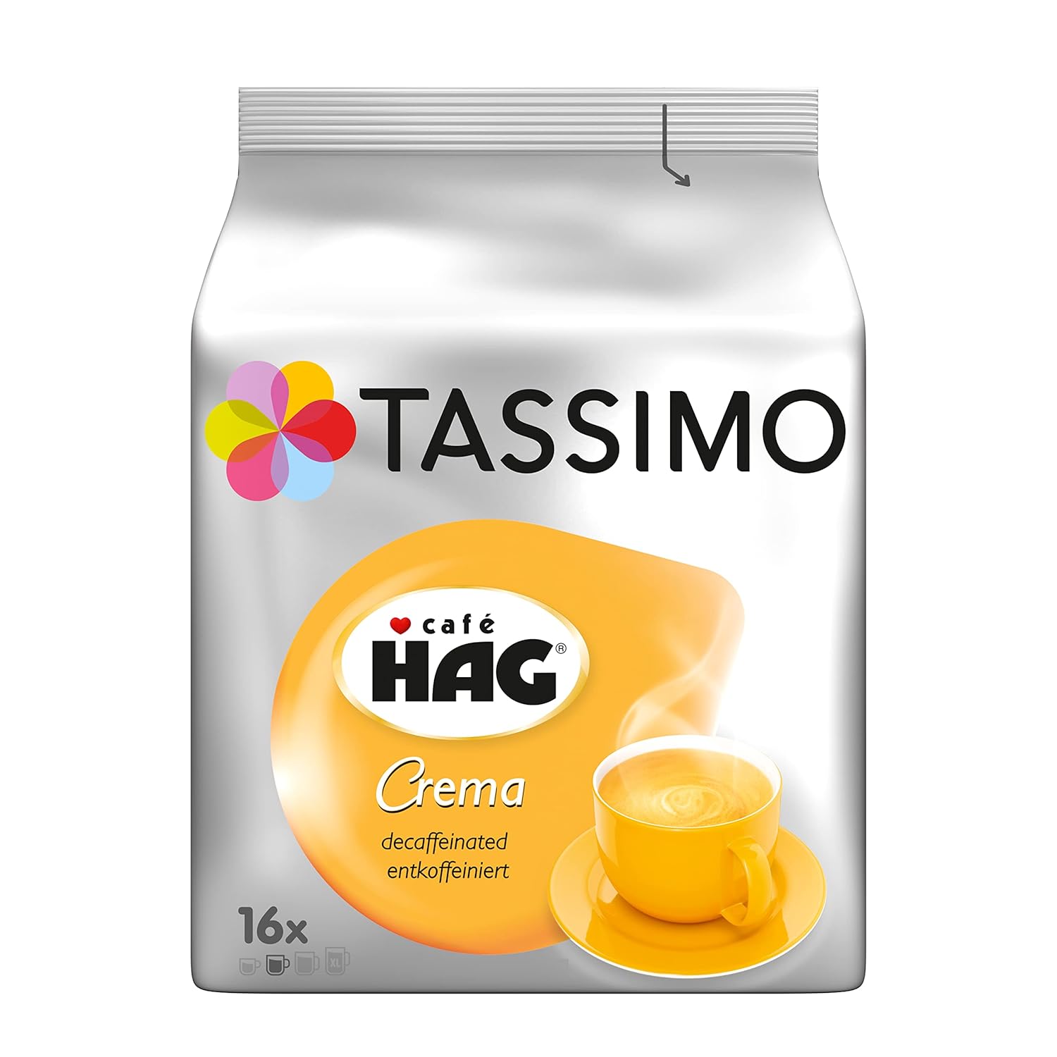 Detalle de Tassimo Kapseln Café HAG Crema – Entkoffeinierter Genuss in 80 Pads