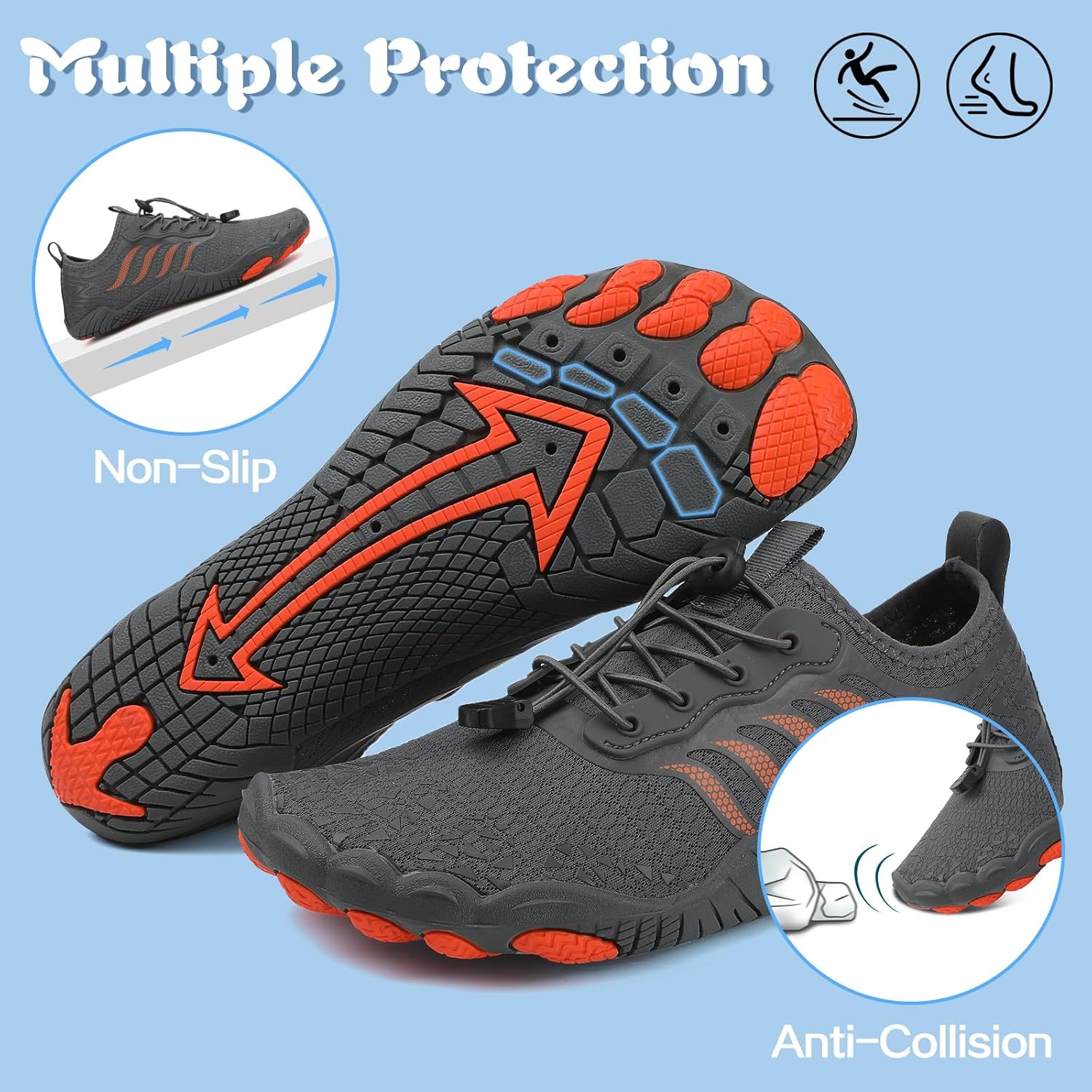 Thumbnail 2 de Hanani Badeschuhe Wasserschuhe – Barfußschuhe für Herren & Damen, Aquaschuhe für Strand, Schwimmen, Surfen