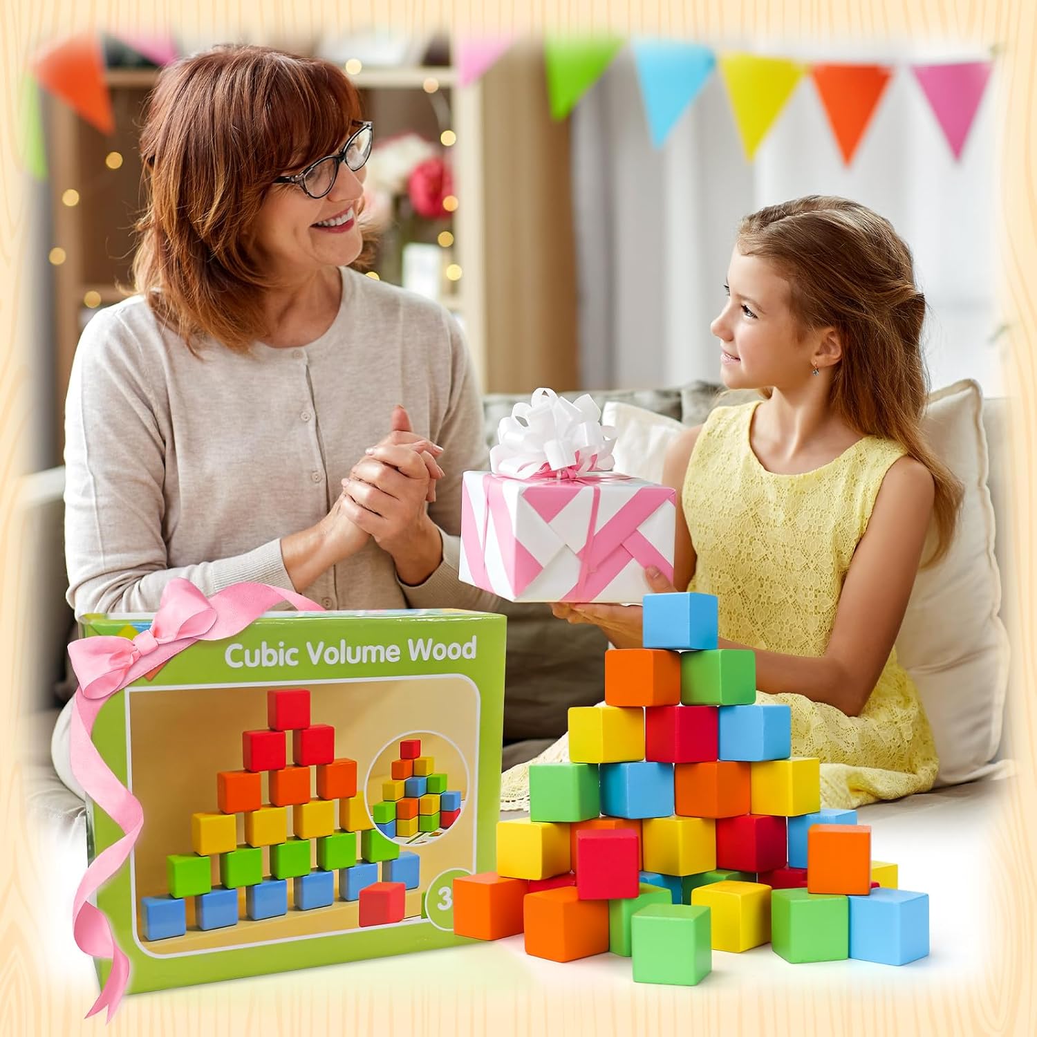 Thumbnail 6 de Montessori Wooden Number Building Blocks 30PCS