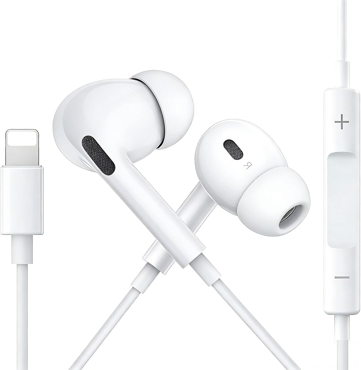 Detalle de Tayte Wired-Kopfhörer für iPhone – MFI-zertifiziert, In-Ear Mit Mikrofon und Lautstärkeregler