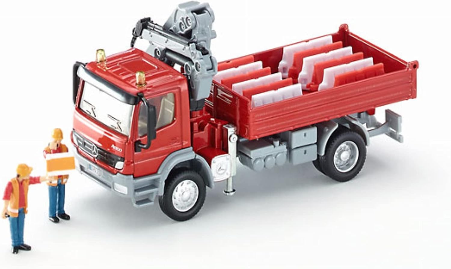 Detalle de SIKU 3534 Mercedes-Benz Atego – ciężarówka z dźwigiem 1:50