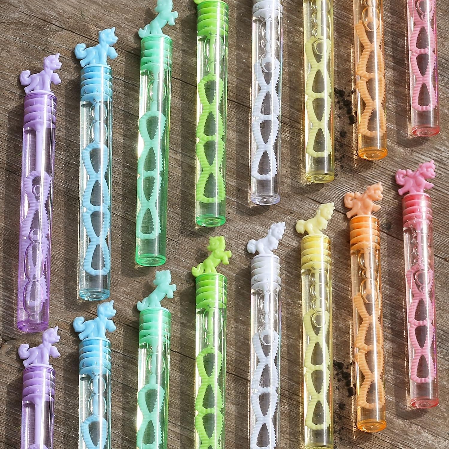 Thumbnail 6 de Cawiew Pastel Unicorn Mini Bubble Wands, 32-Piece Party Favor Set