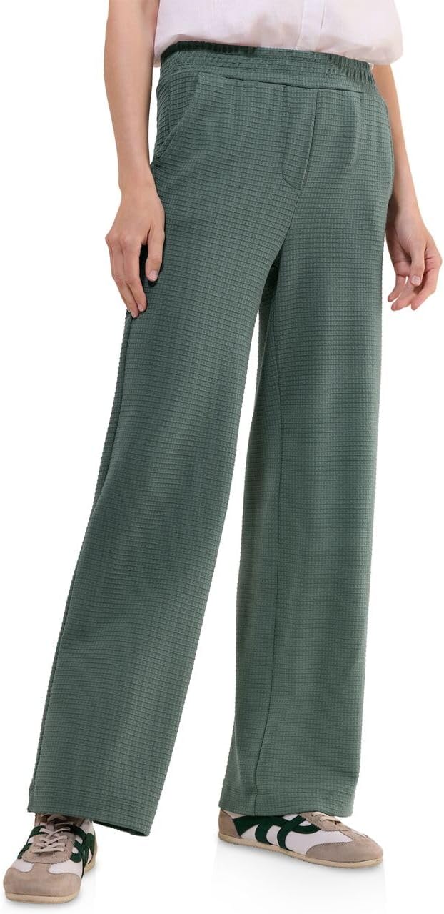 Thumbnail 6 de Cecil B378994 Wide Leg Strukturhose High Waist