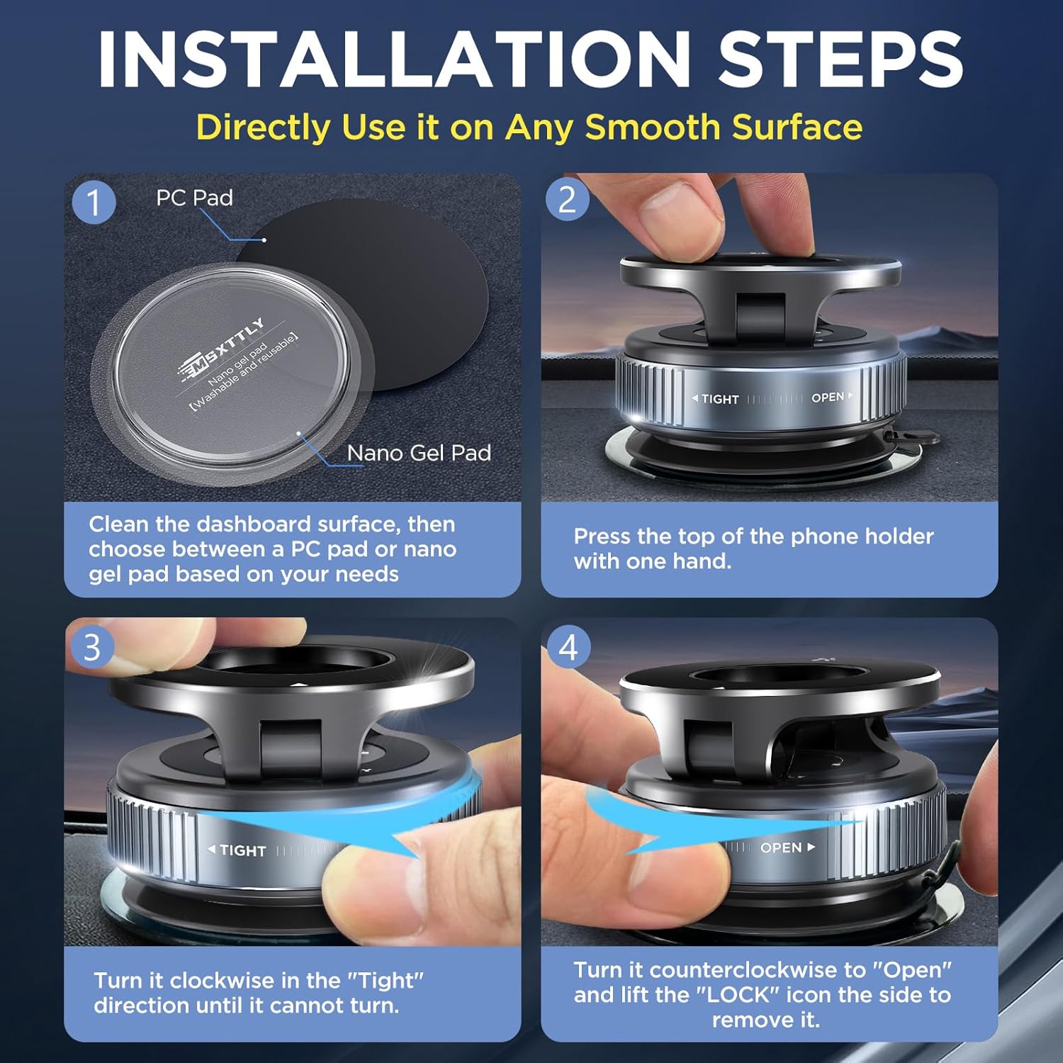 Thumbnail 1 de MSXTTLY 2026 Vmag-S1 magnetic car phone mount 📱