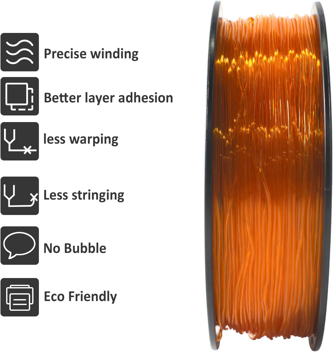 Detalle 2 de GIANTARM 95A TPU Filamento flexible 1 kg