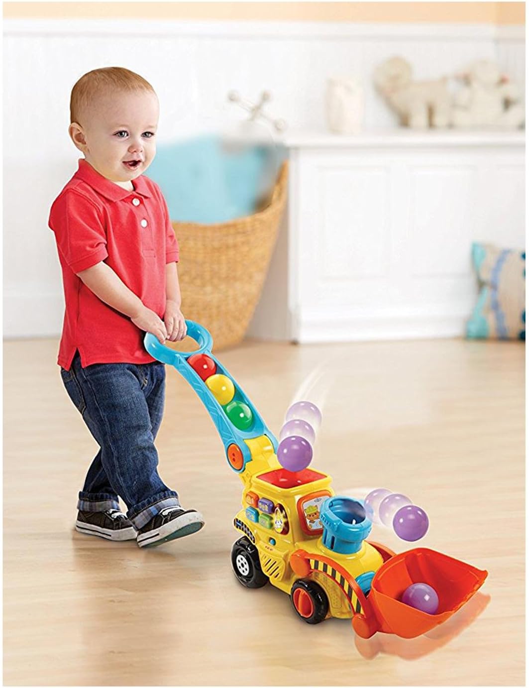 Thumbnail 1 de VTech Baby Ballspaß Bagger – Lustiger Bagger mit Bällen zum Spielen, Springen, Werfen und Schieben
