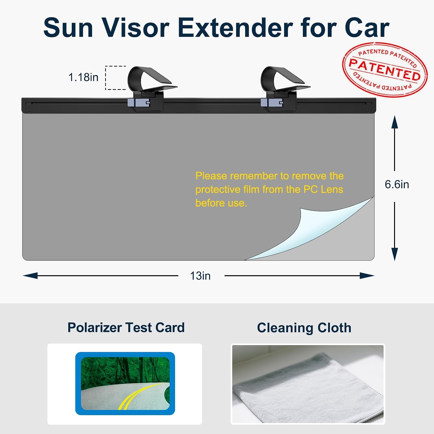 Thumbnail 5 de Veharvim Sun Visor Extender 1 Pack