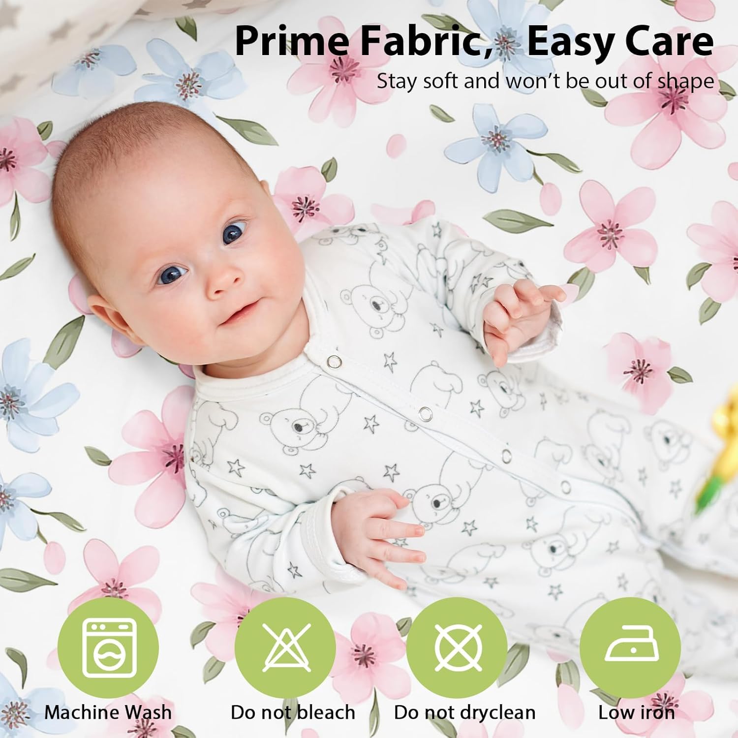 Thumbnail 4 de FIEMOL Next to Me 85x51cm 3-Pack Crib Sheets