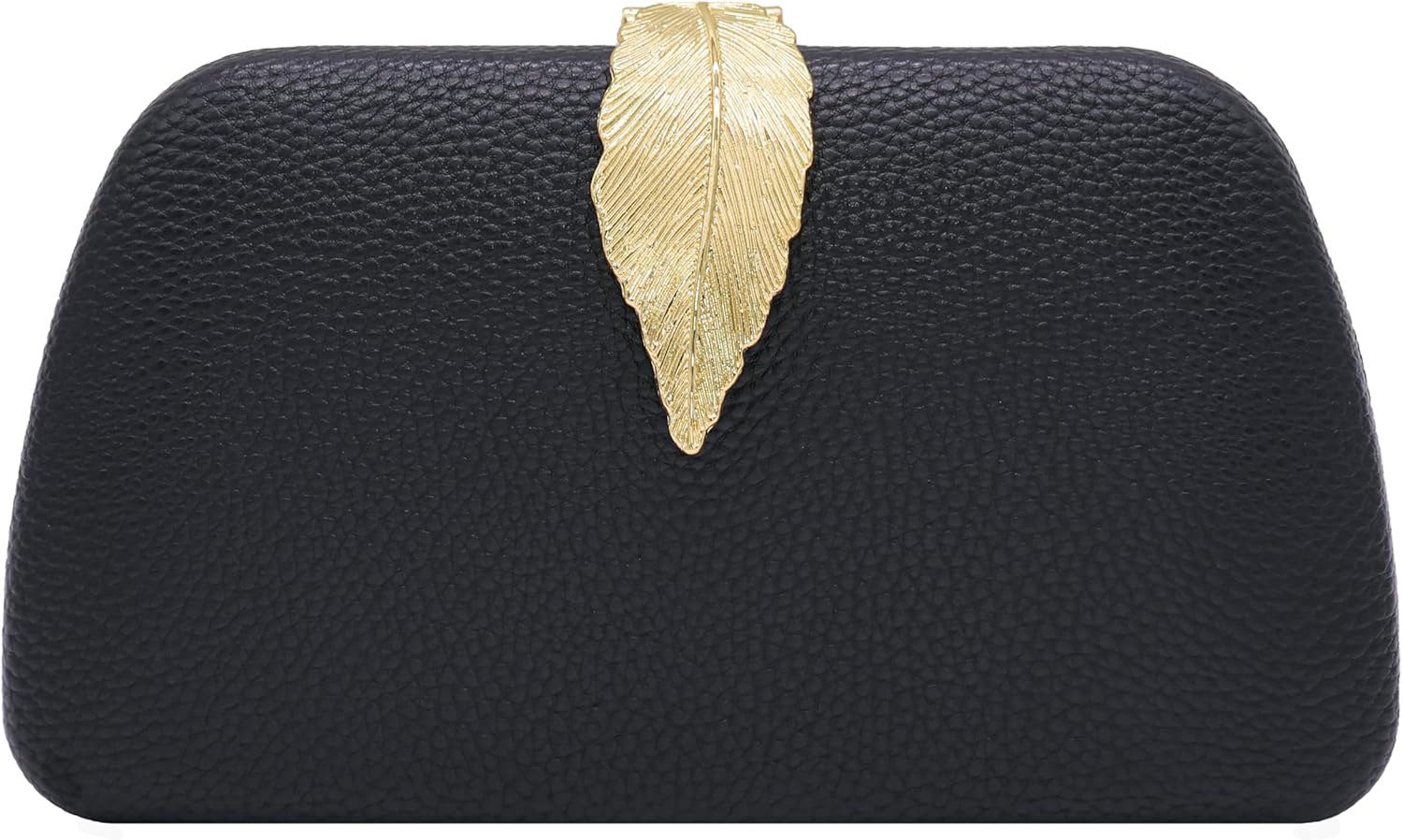 Thumbnail 6 de Milisente Suede Clutch Bag for Women with Metallic Leaf Clasp and Shoulder Chain