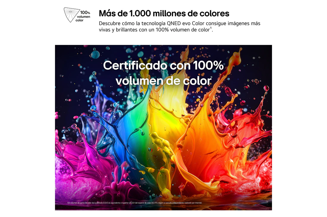 Detalle de LG QNED evo MiniLED 115'' (QNED93B6) 4K: ficha práctica para decidir si merece la pena