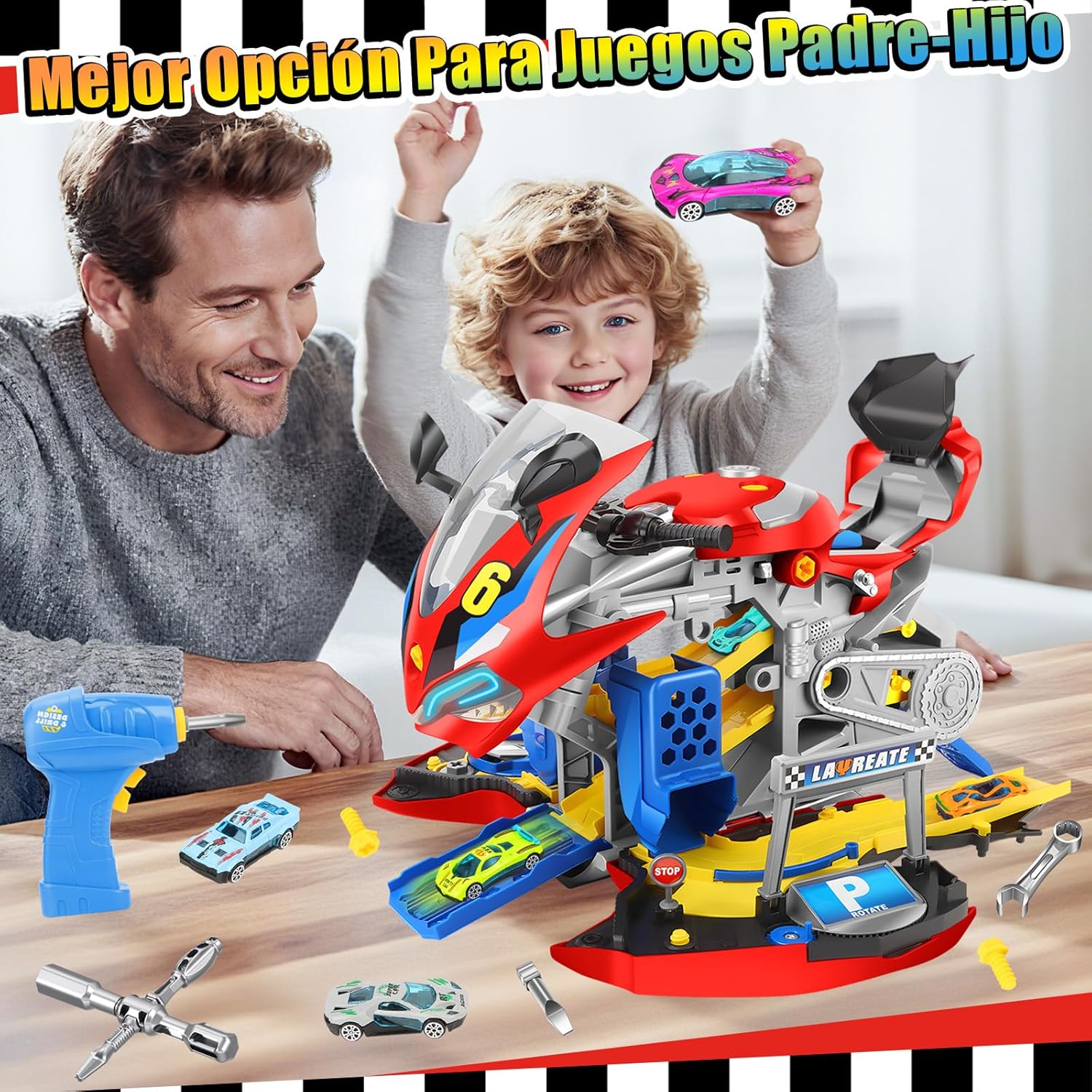 Thumbnail 5 de BuntWunder Moto Construir Niños 3-8 años