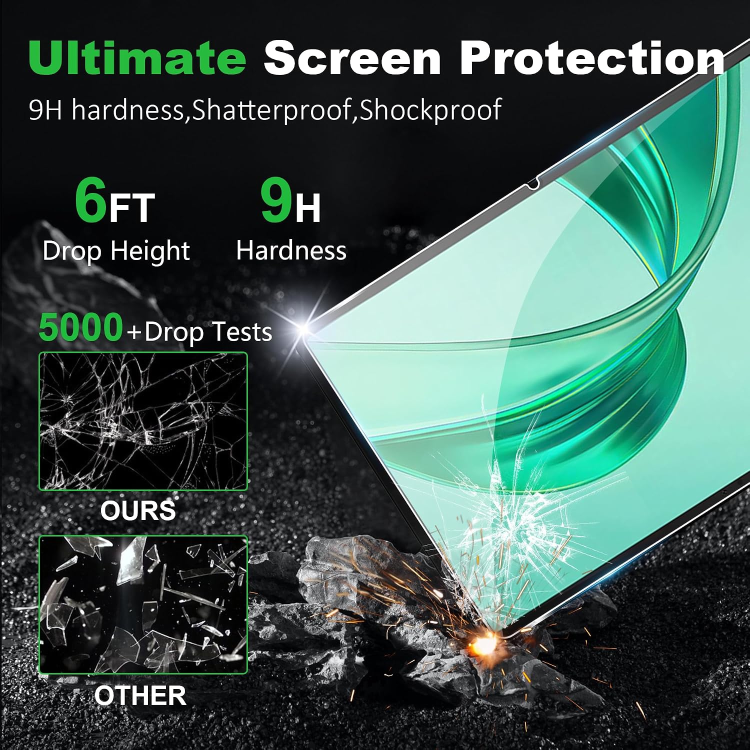 Thumbnail 4 de Rojeuinn Tempered Glass per Honor Pad X8a 11