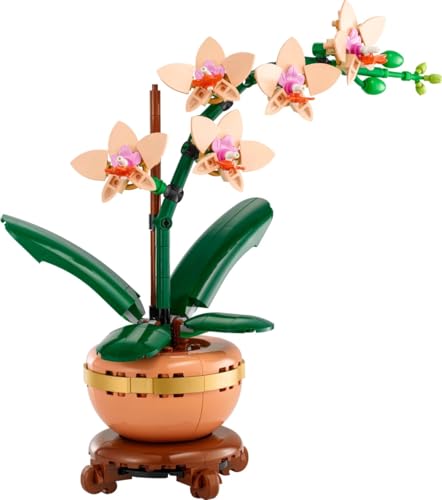 Detalle de LEGO Botanicals Mini Orchid Building Set - Artificial Orchid 10343