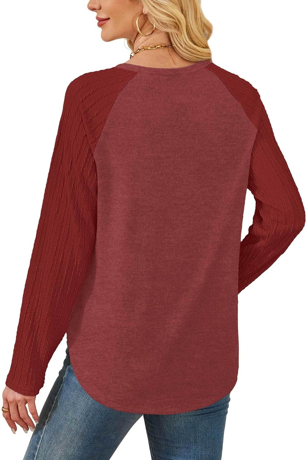 Detalle de SAMPEEL Women's Tunic Sweatshirt, Polyester Blend