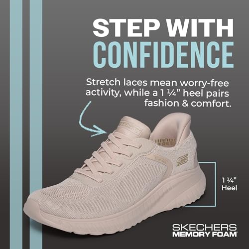 Thumbnail 1 de Skechers Women's Slip-Ins Squad Chaos Trainer, Natural, 3.5 UK