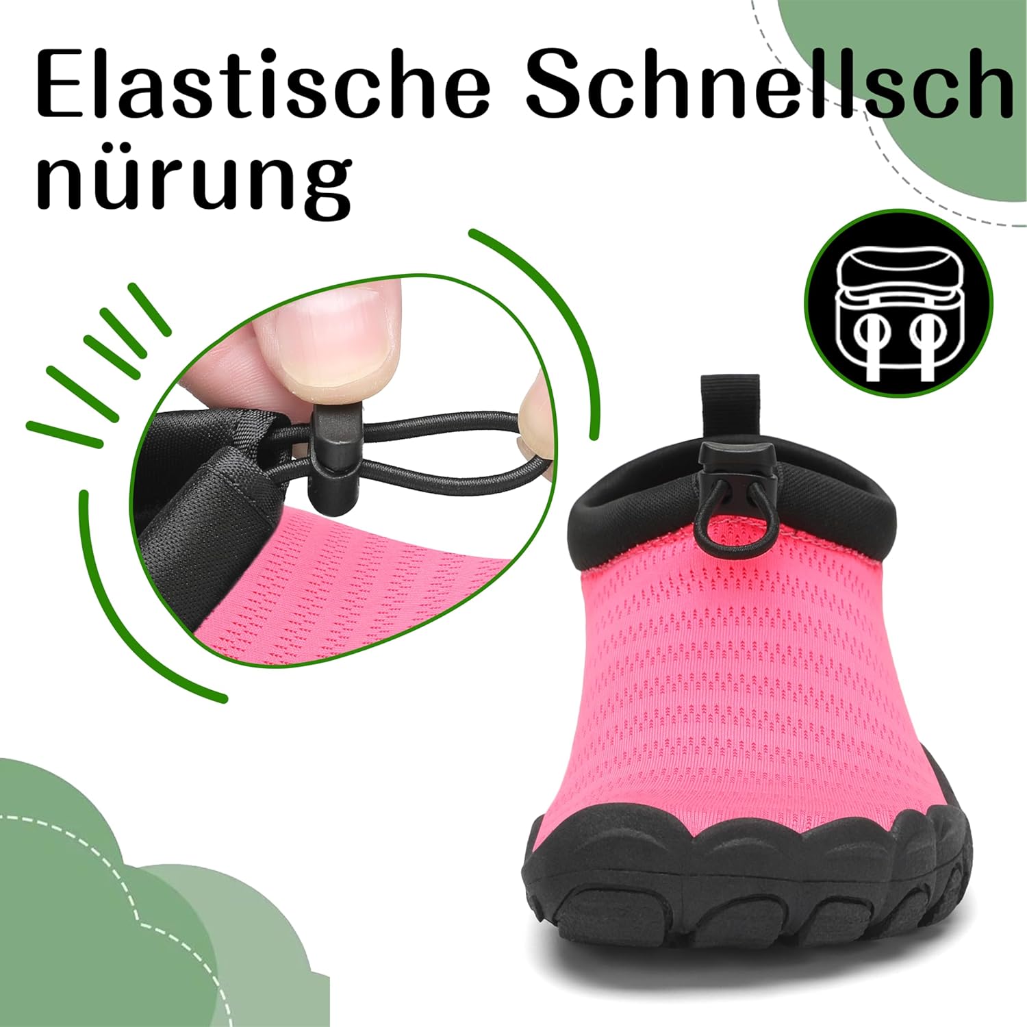 Detalle de Mishansha Schnell Trocknend Badeschuhe für Kinder