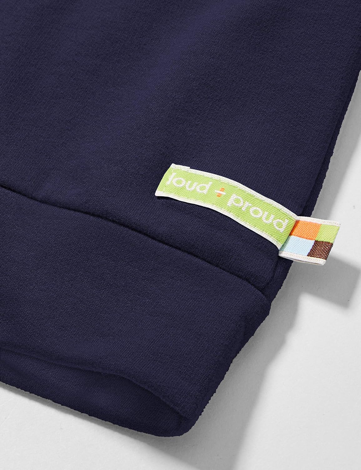 Detalle 2 de Loud + Proud Unisex Kinder Kapuzenjacke – GOTS-zertifiziert, 100% Bio-Baumwolle