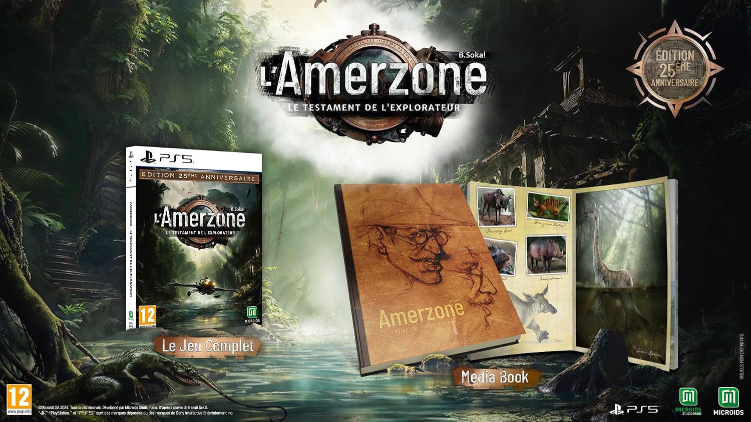 Detalle de L'AMERZONE PS5 jeu d'aventure