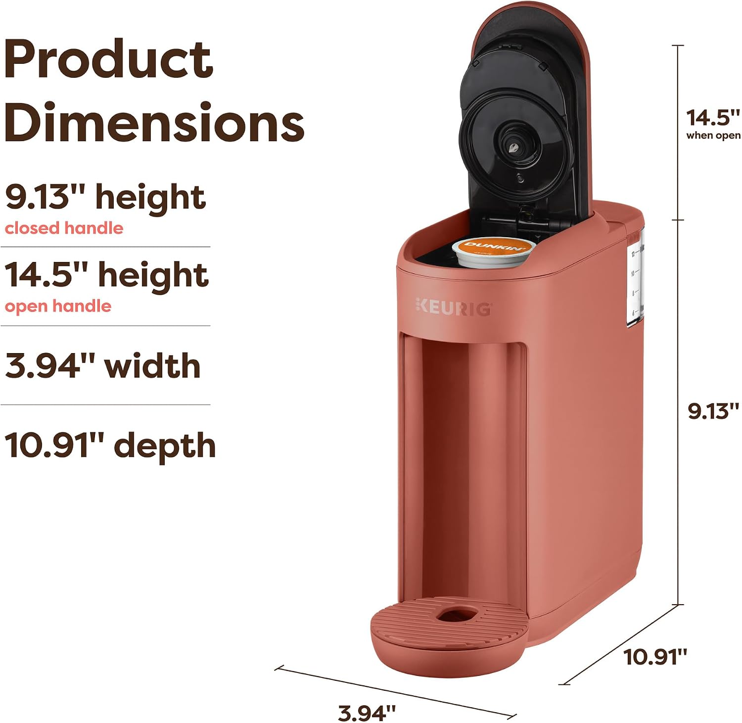 Thumbnail 6 de Keurig K-Mini Mate Compact 4" Single-Serve Coffee Maker