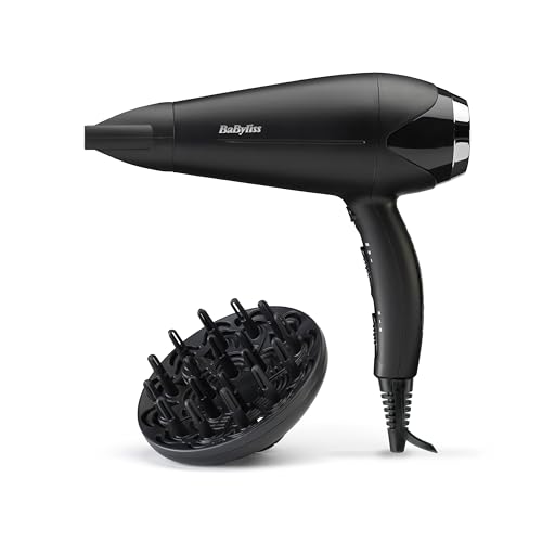 Detalle de BaByliss Sèche-cheveux Turbo Smooth 2200W – Puissant et léger avec diffuseur large