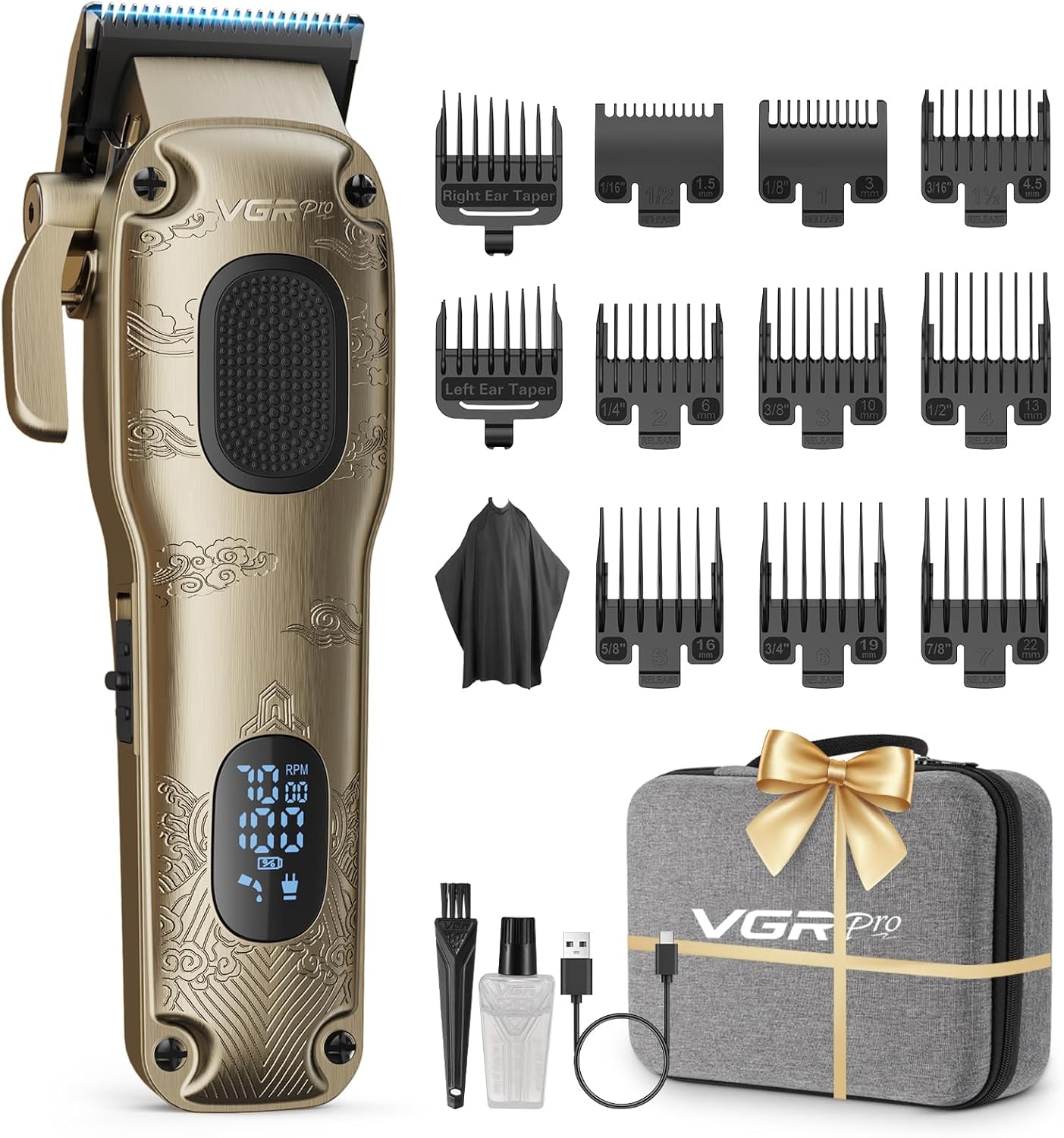 Thumbnail 6 de VGRPRO Hair Clippers for Men: Pro-Level Cordless & Corded Barber Kit