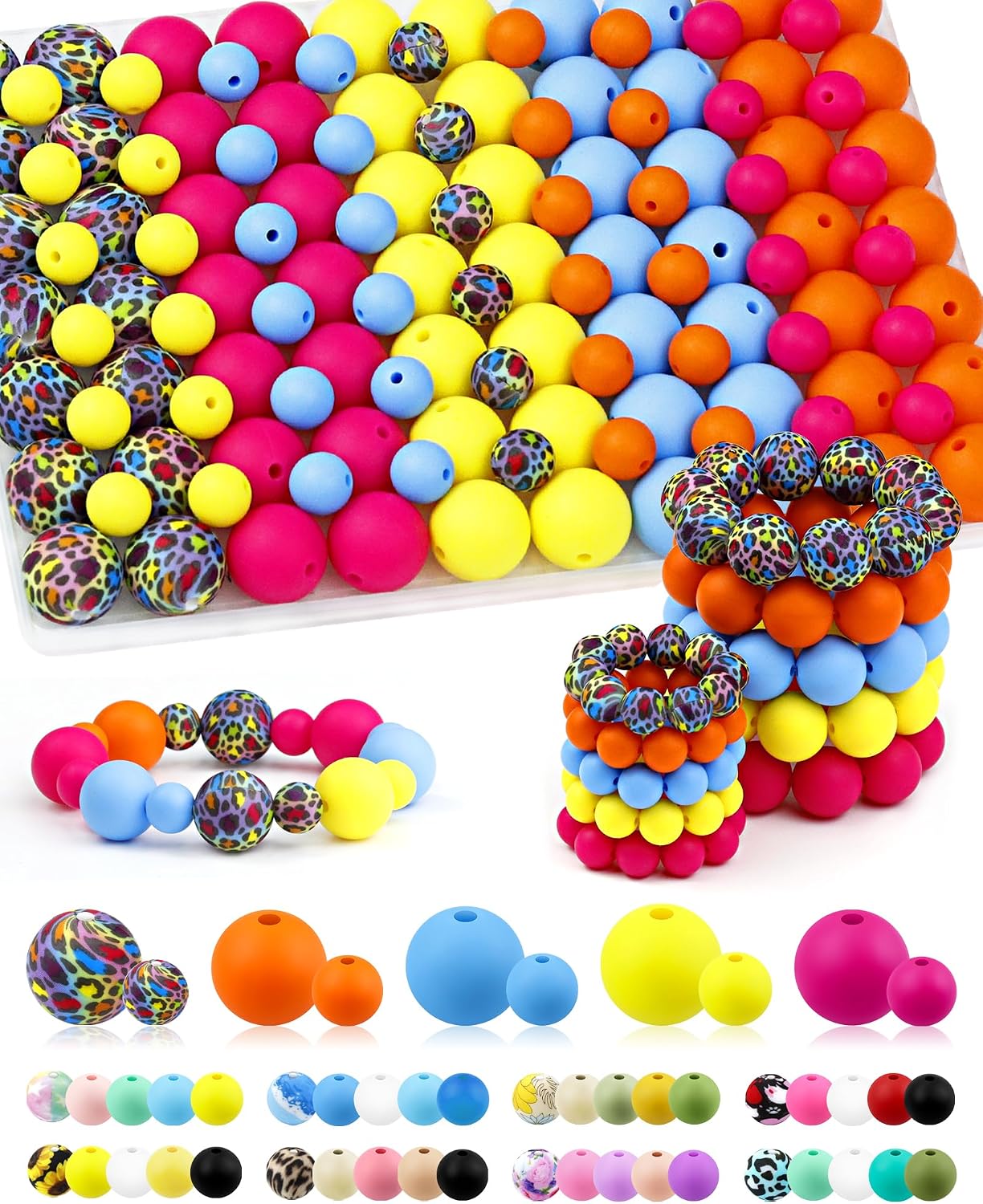 Detalle de FIVEIZERO Silicone Beads 9mm & 15mm